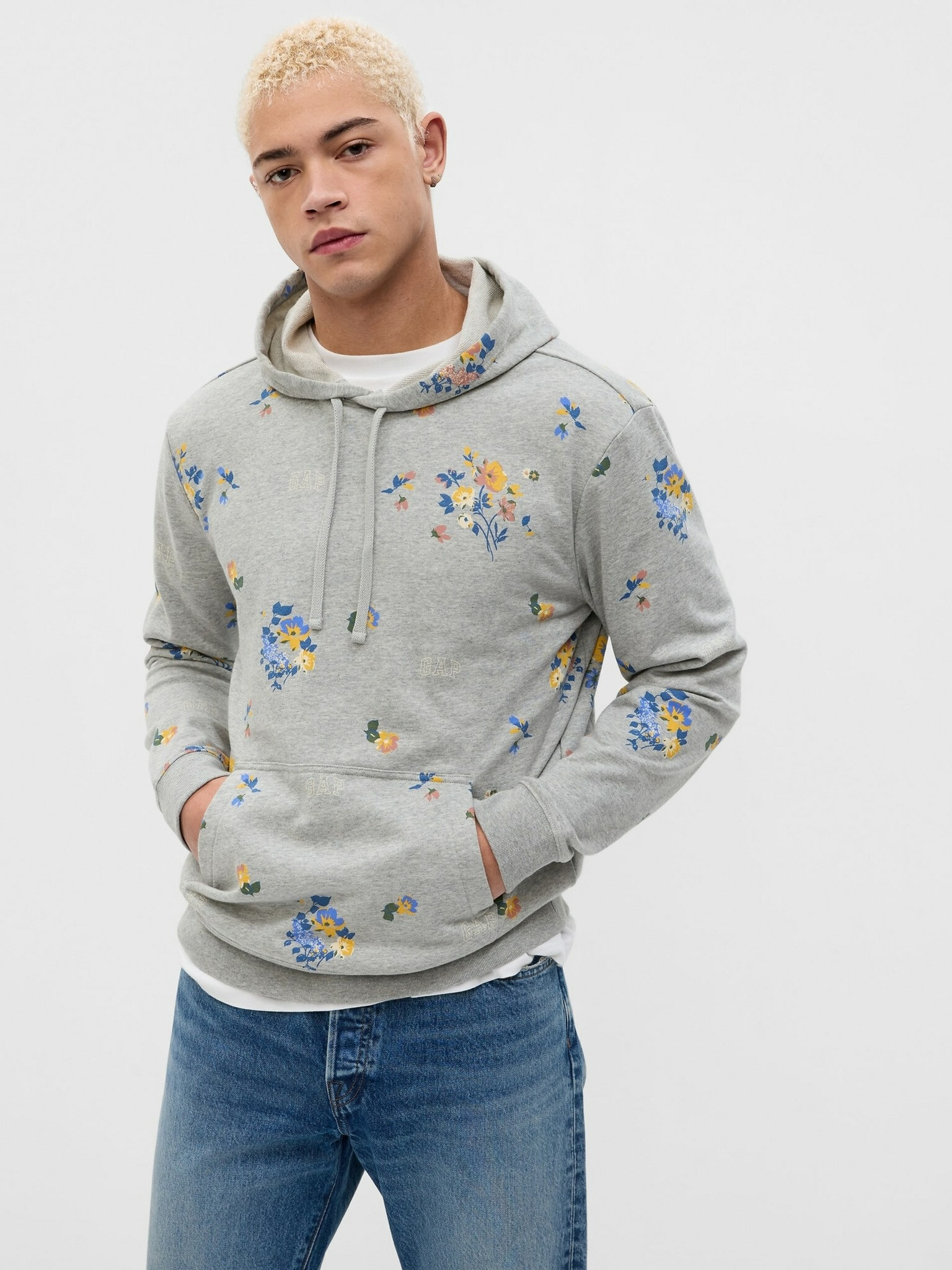 GAP Sweatshirt Siv - Pepit.bg