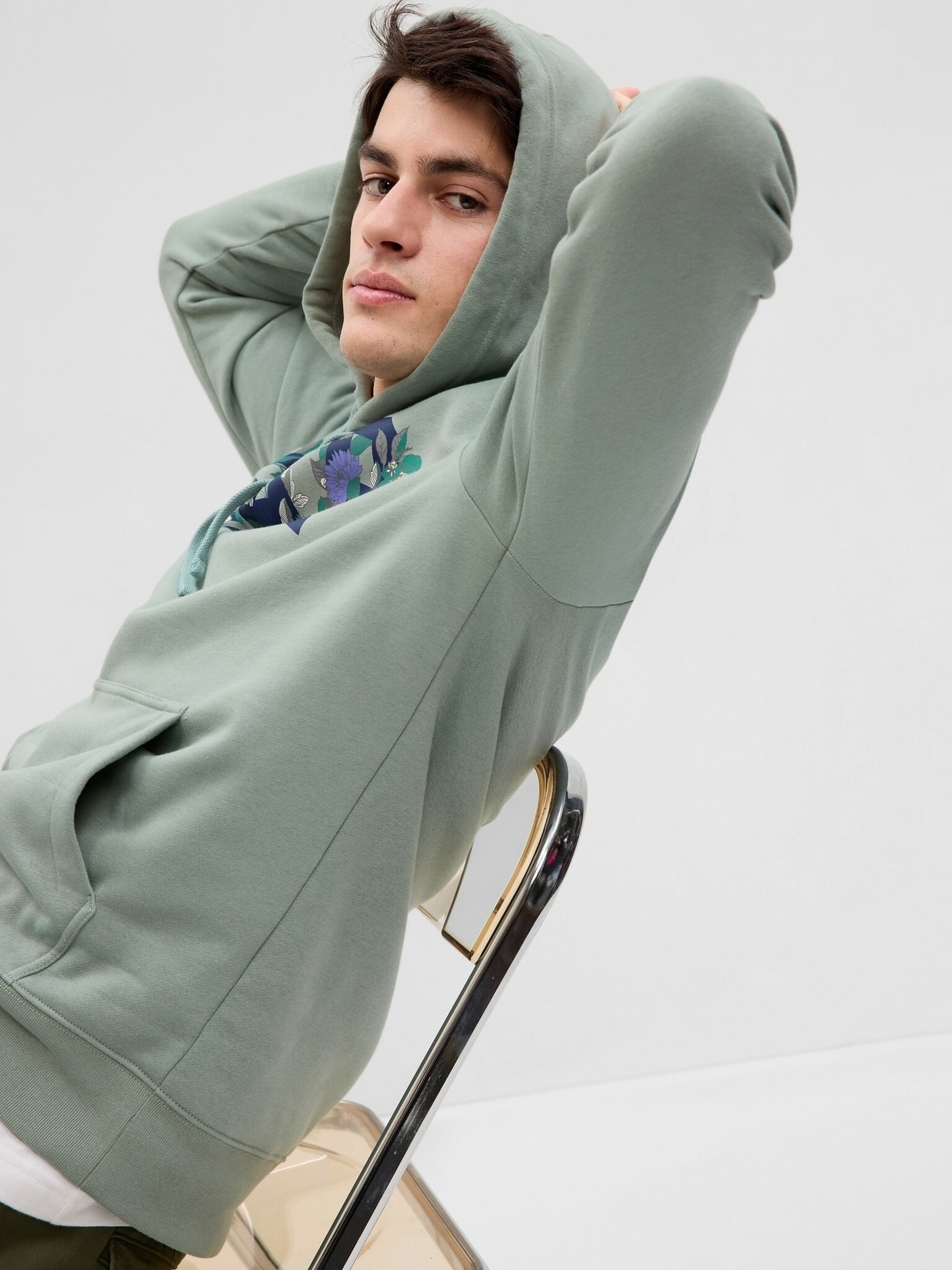 GAP Sweatshirt Zelen - Pepit.bg
