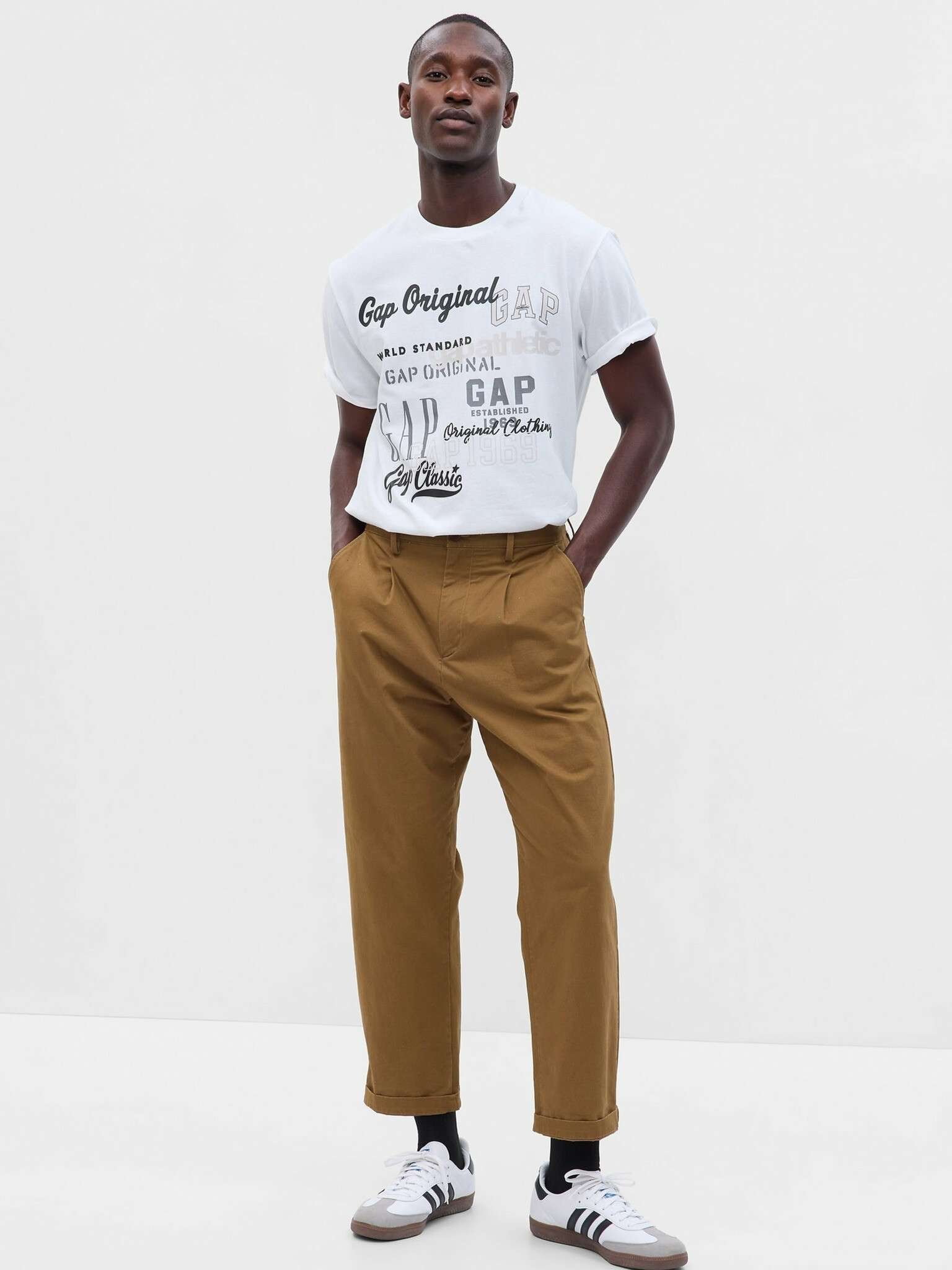 GAP T-shirt Byal - Pepit.bg