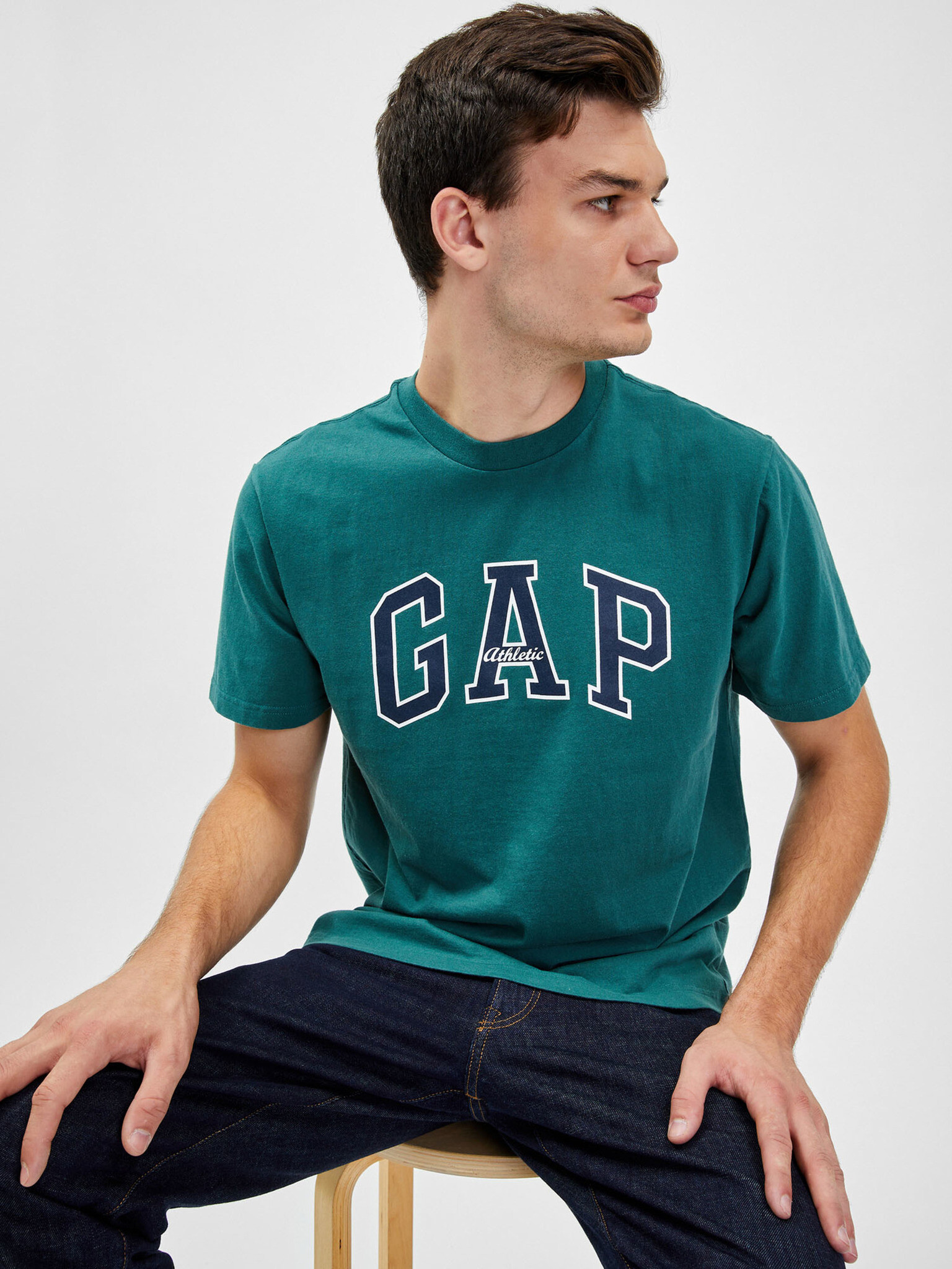 GAP T-shirt Zelen - Pepit.bg