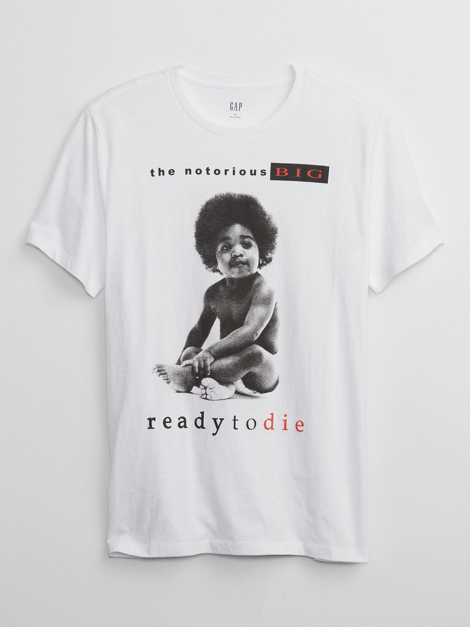 GAP The Notorious B.I.G. T-shirt Byal - Pepit.bg