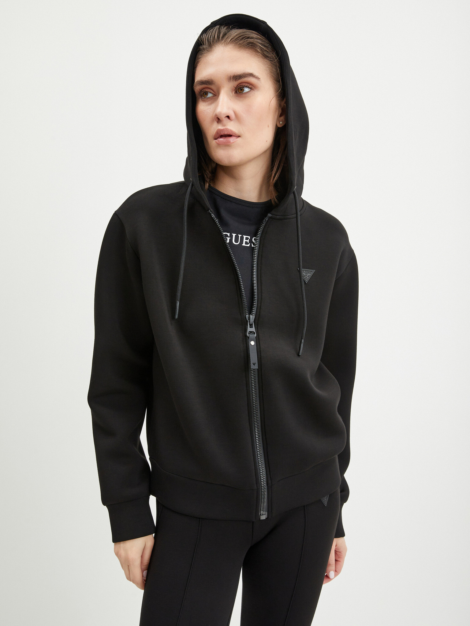 Guess Allie Sweatshirt Cheren - Pepit.bg