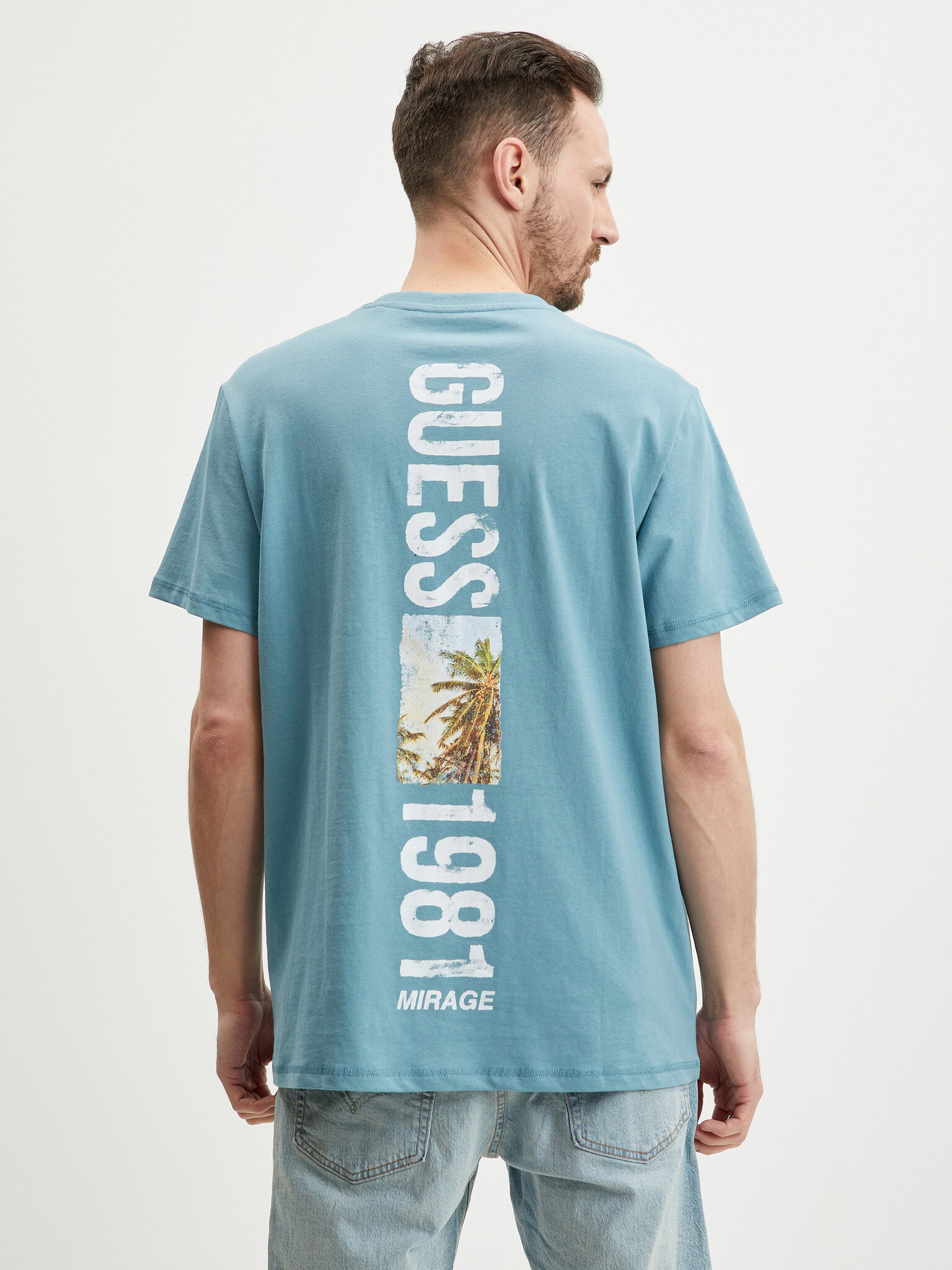 Guess Back Mirage T-shirt Sin - Pepit.bg