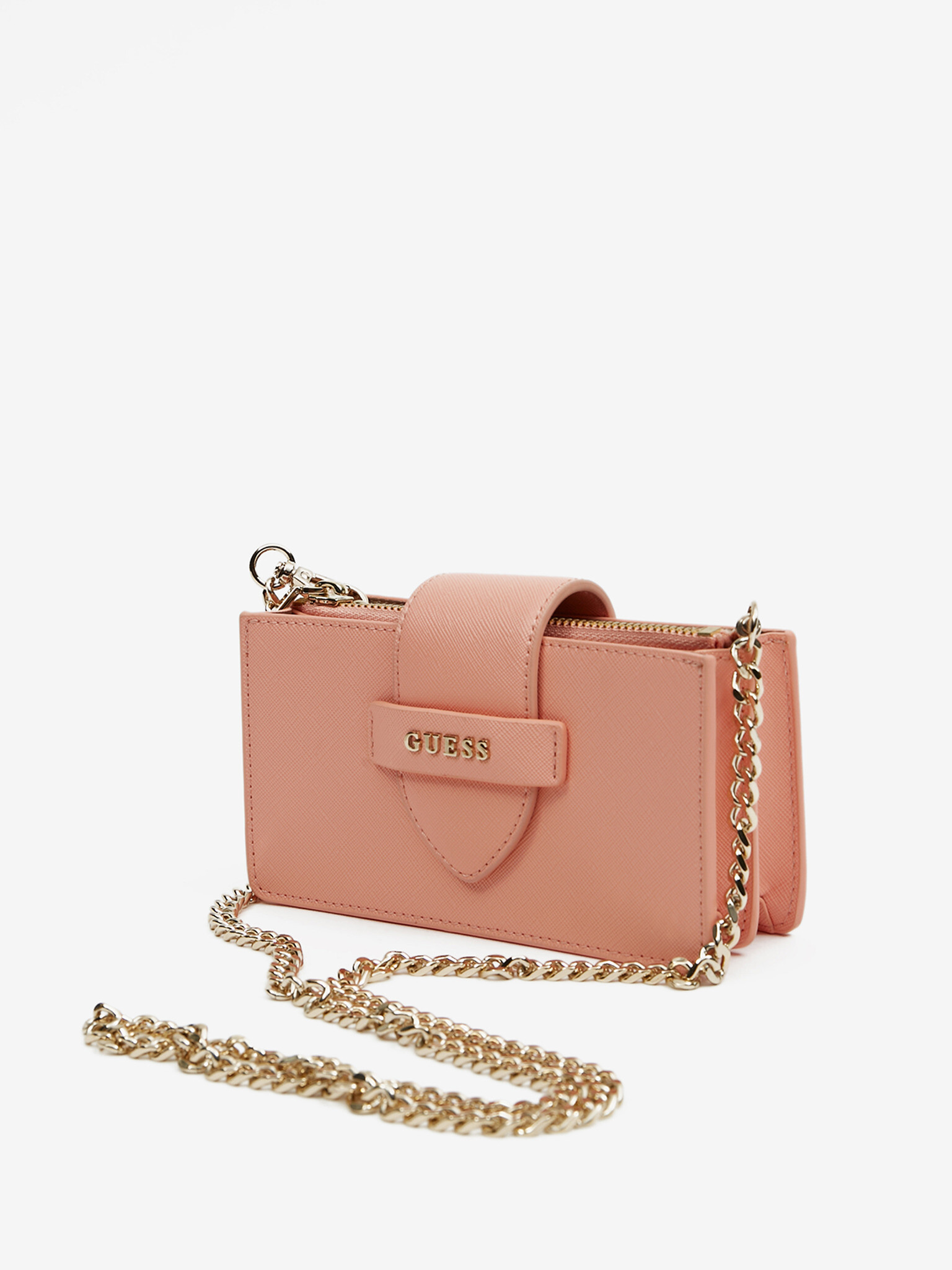 Guess Card Case On Chain Чанта за през рамо Rozov - Pepit.bg