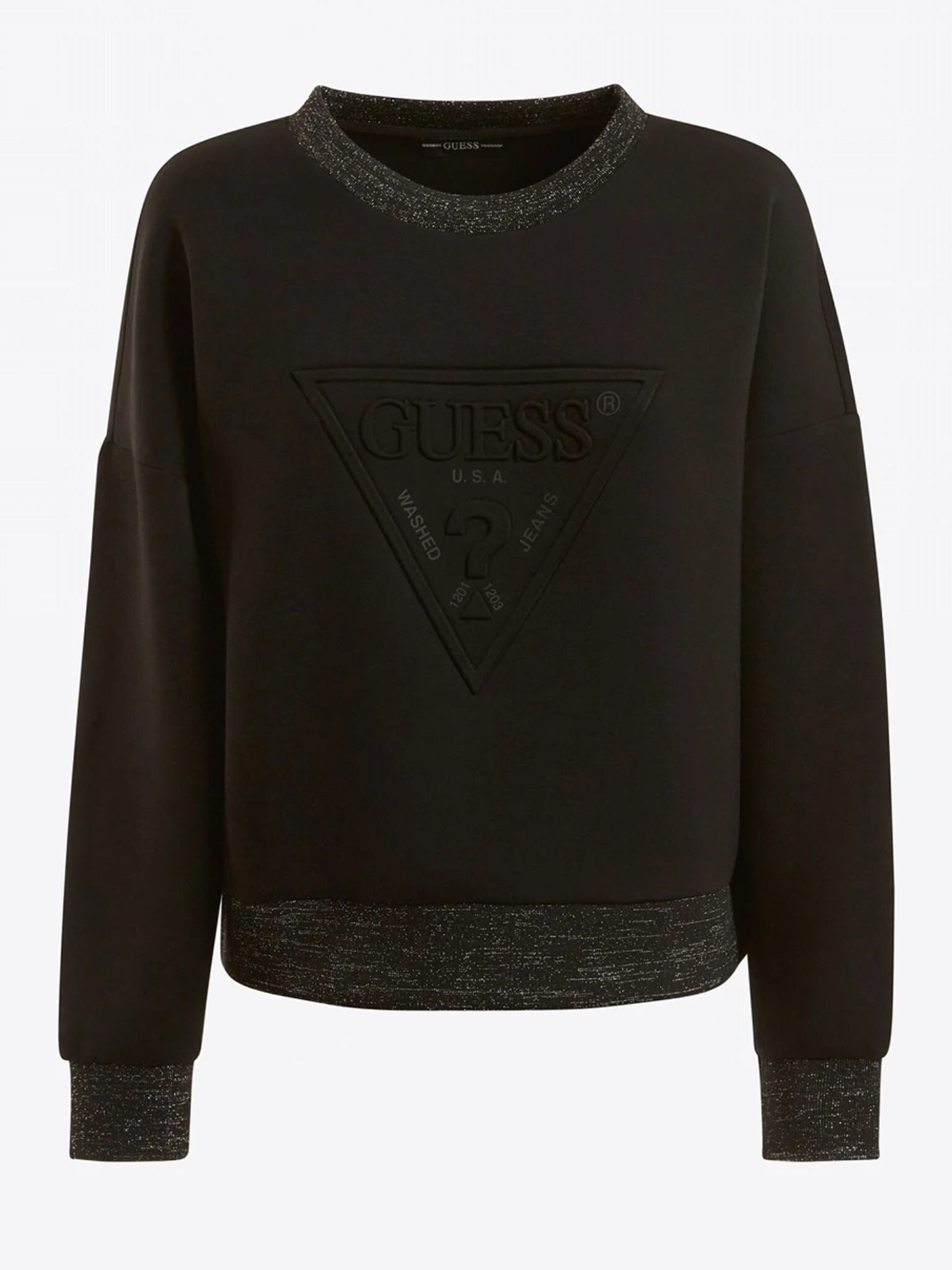 Guess Corina Sweatshirt Cheren - Pepit.bg