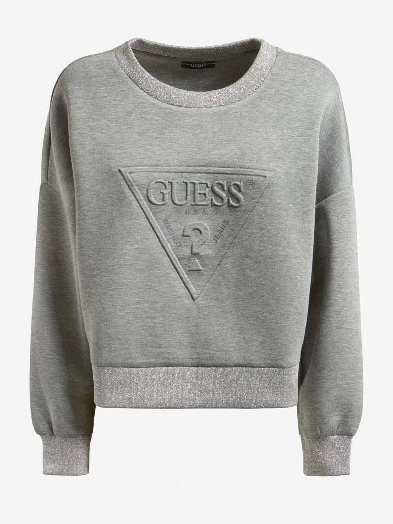 Guess Corina Sweatshirt Siv - Pepit.bg