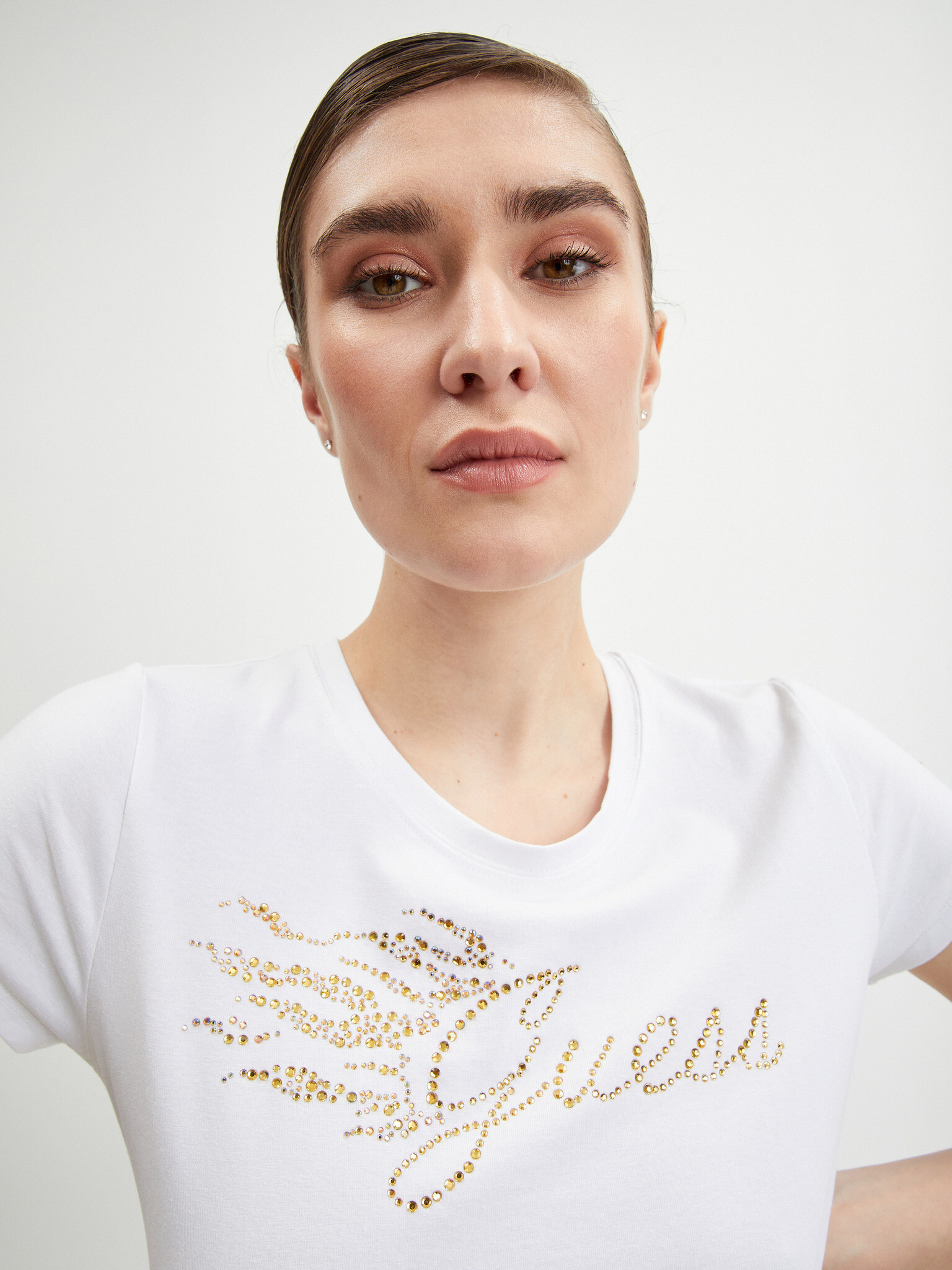 Guess Flame T-shirt Byal - Pepit.bg