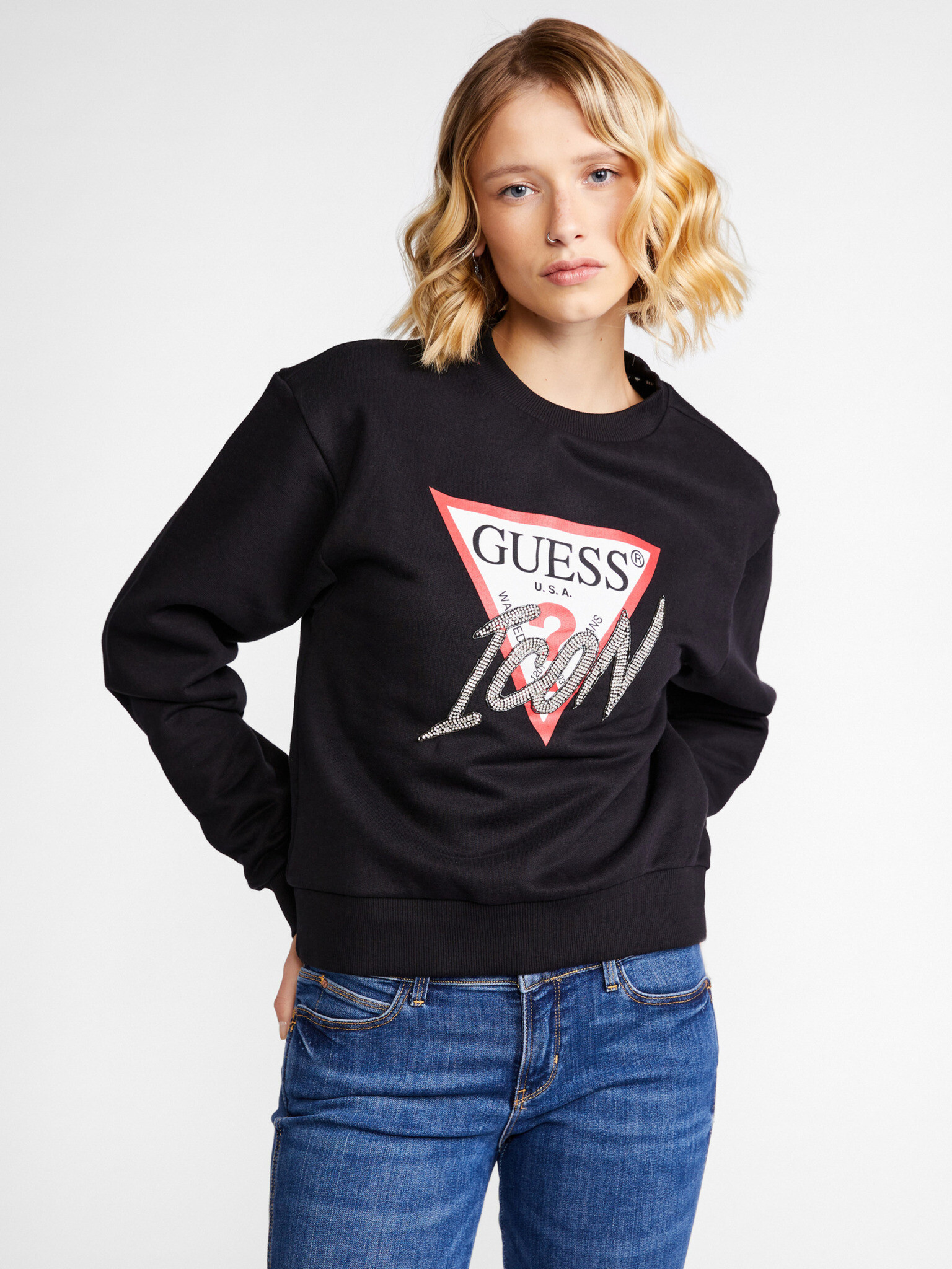 Guess Sweatshirt Cheren - Pepit.bg