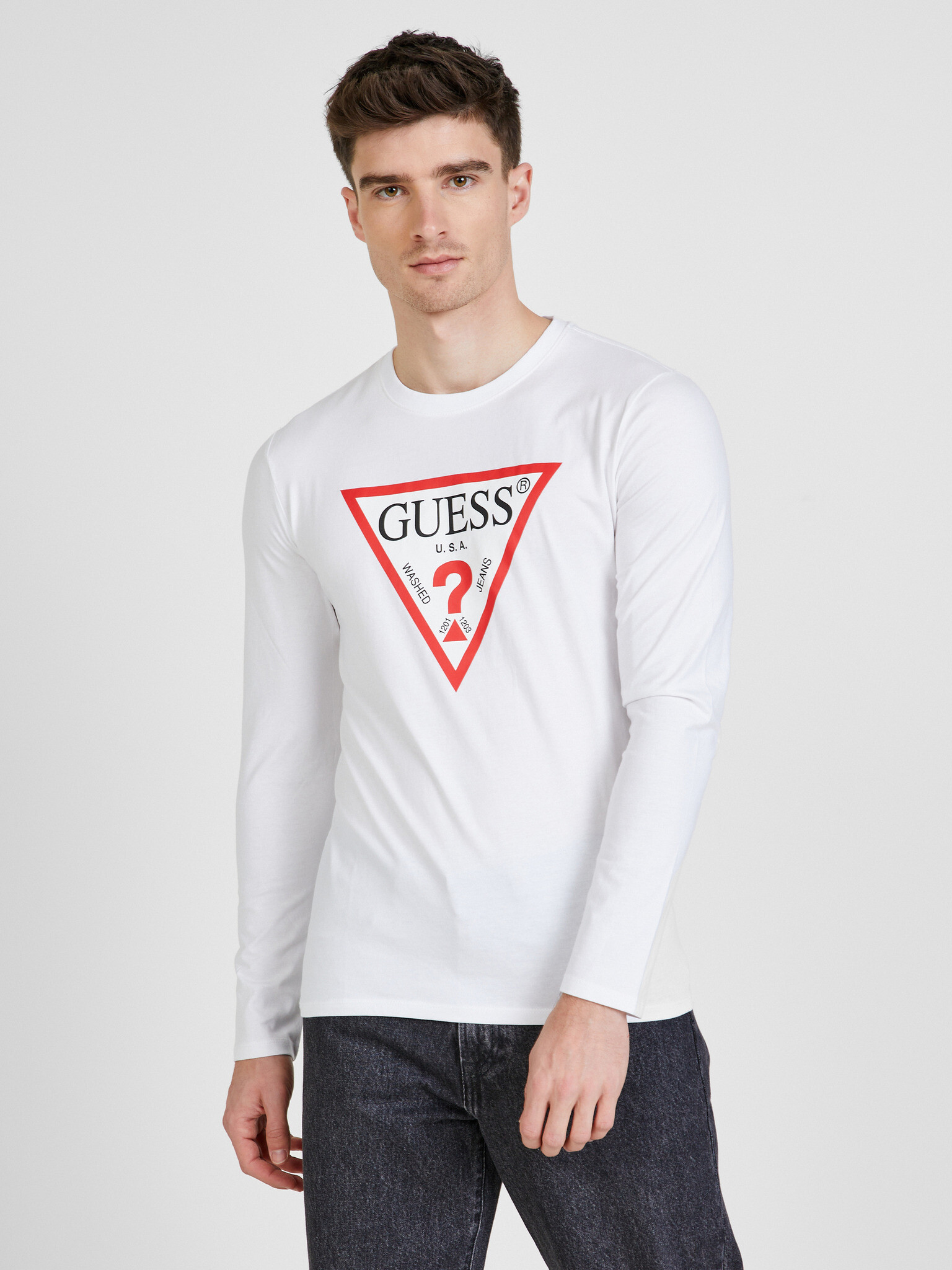 Guess T-shirt Byal - Pepit.bg