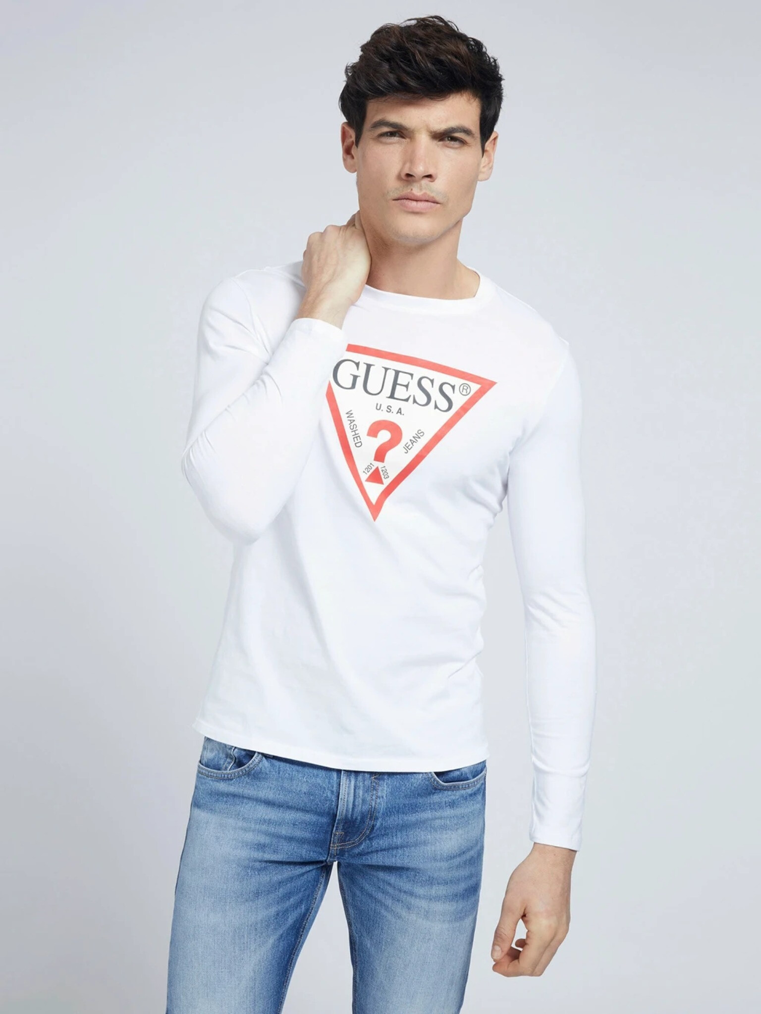 Guess T-shirt Byal - Pepit.bg