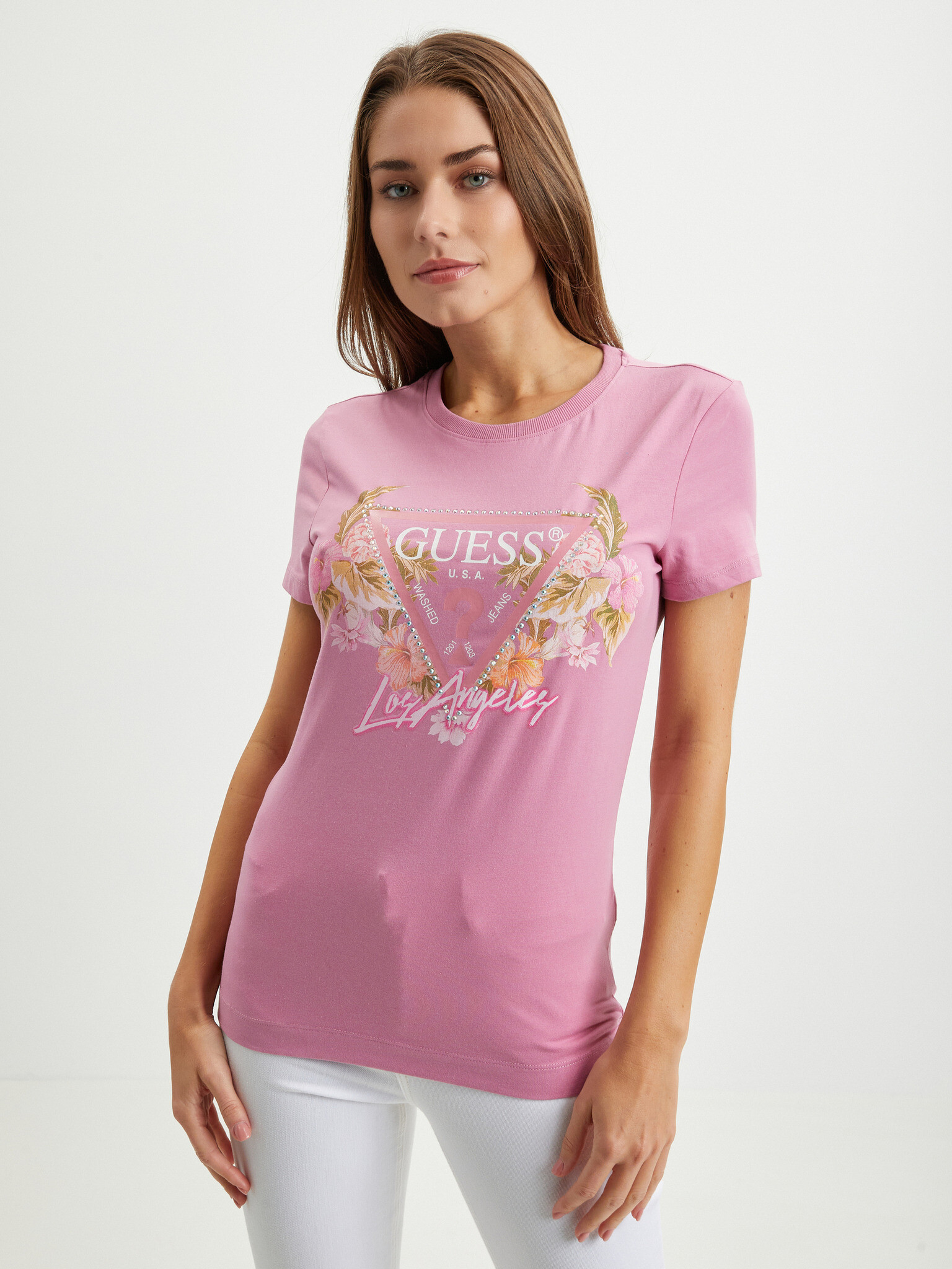 Guess T-shirt Rozov - Pepit.bg