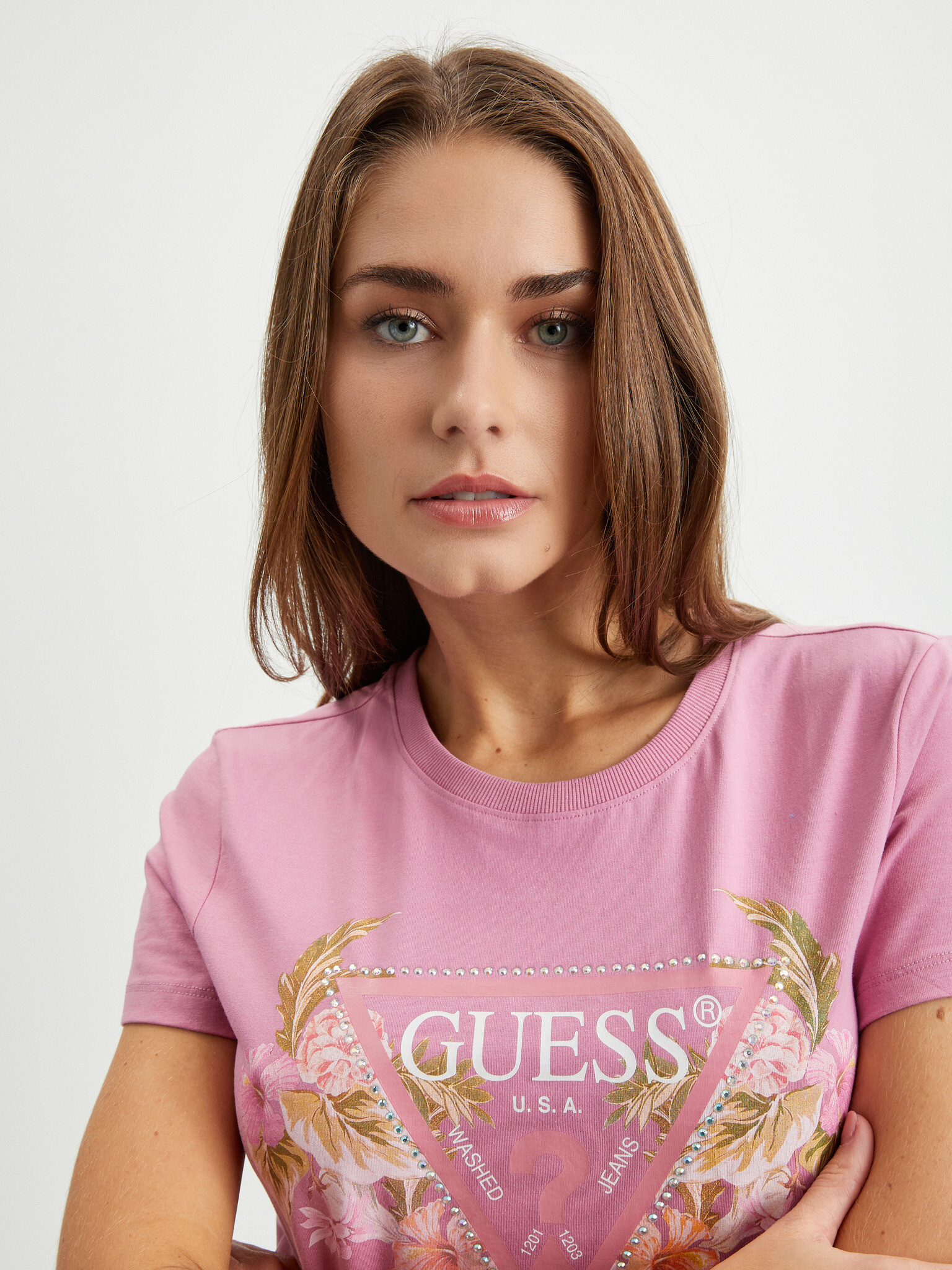 Guess T-shirt Rozov - Pepit.bg