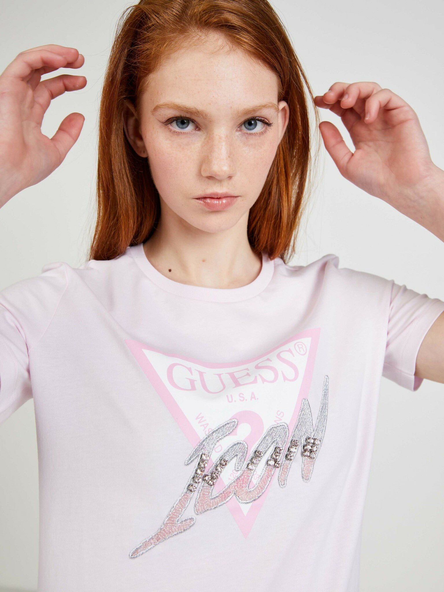 Guess T-shirt Rozov - Pepit.bg