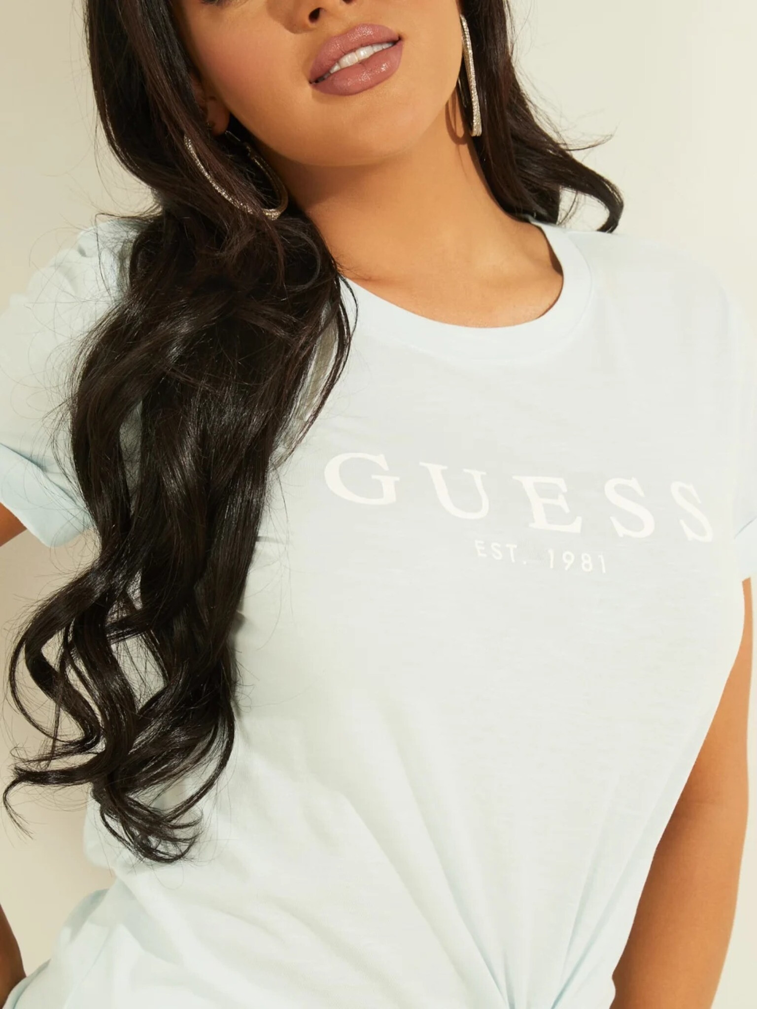 Guess T-shirt Zelen - Pepit.bg