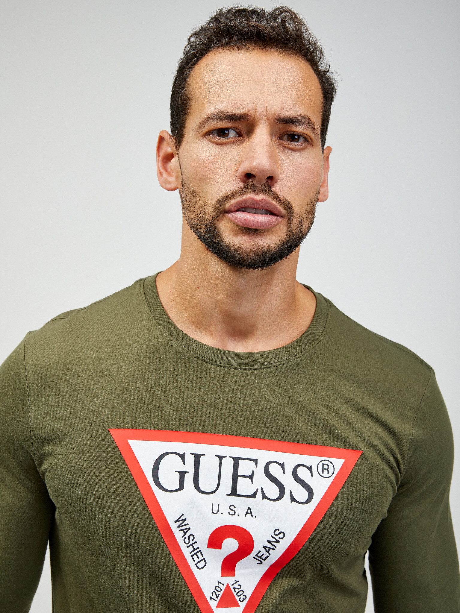 Guess T-shirt Zelen - Pepit.bg