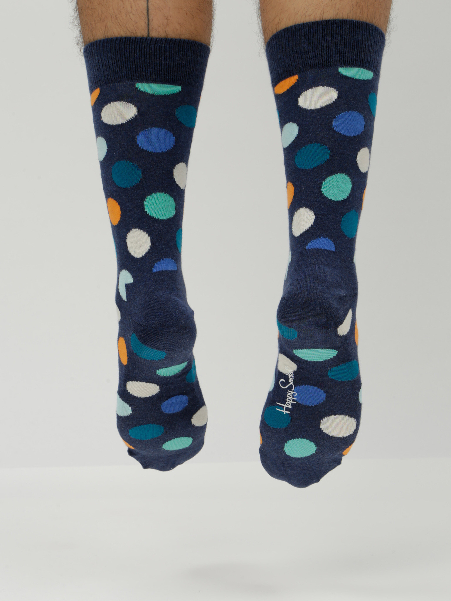 Happy Socks Big Dots Чорапи Sin - Pepit.bg