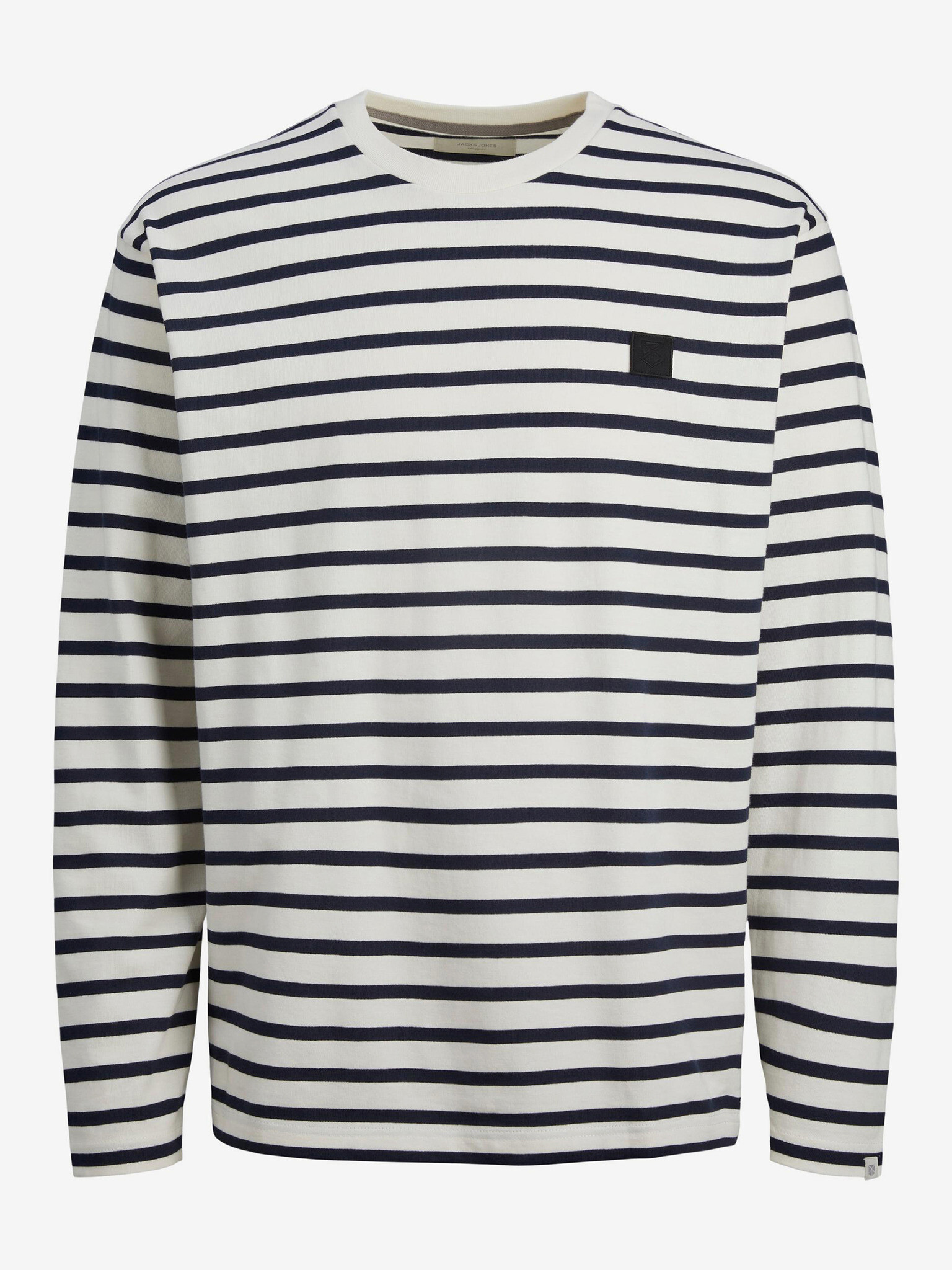 Jack & Jones Badge T-shirt Byal - Pepit.bg