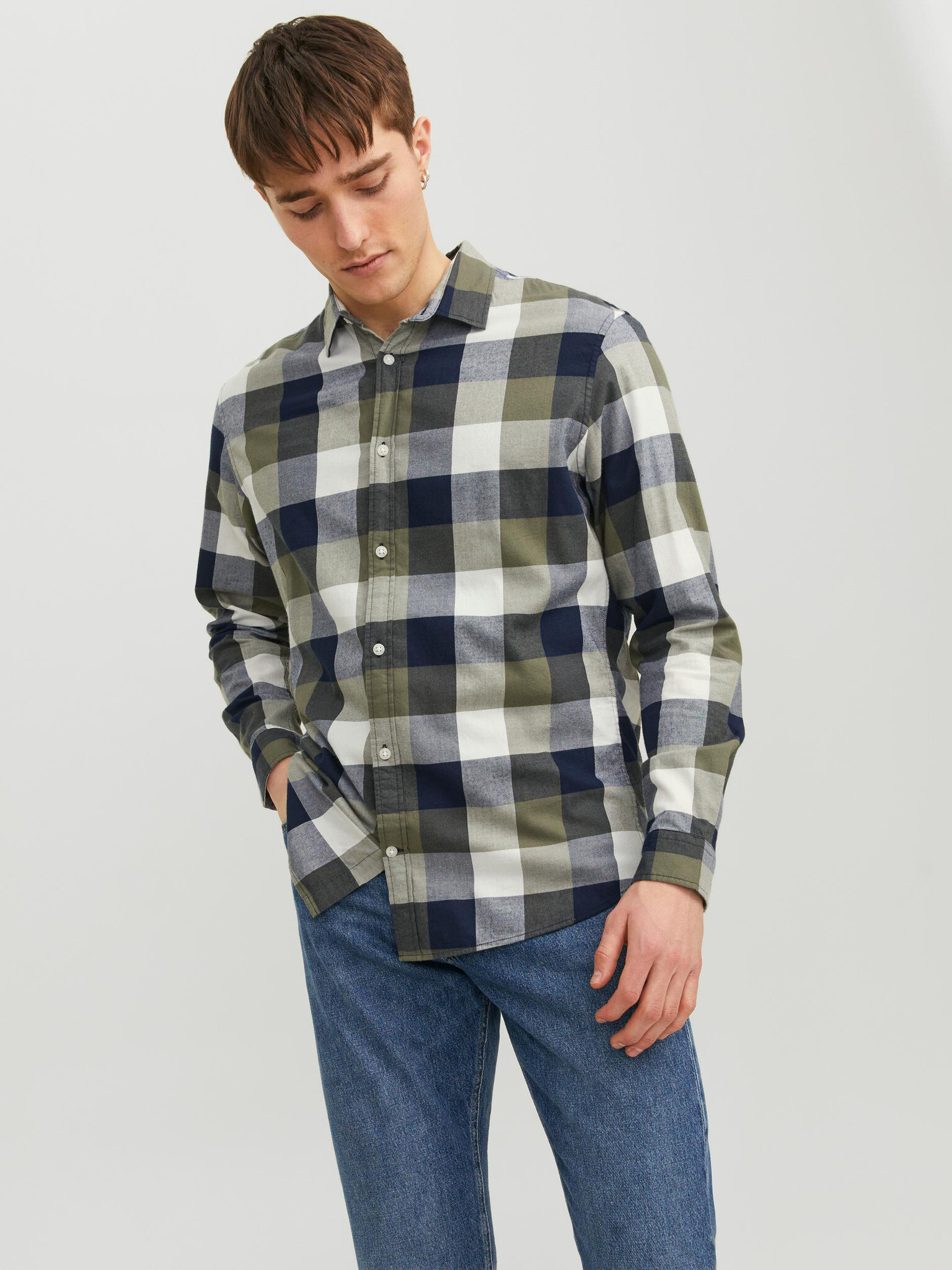 Jack & Jones Buffalo Риза Zelen - Pepit.bg