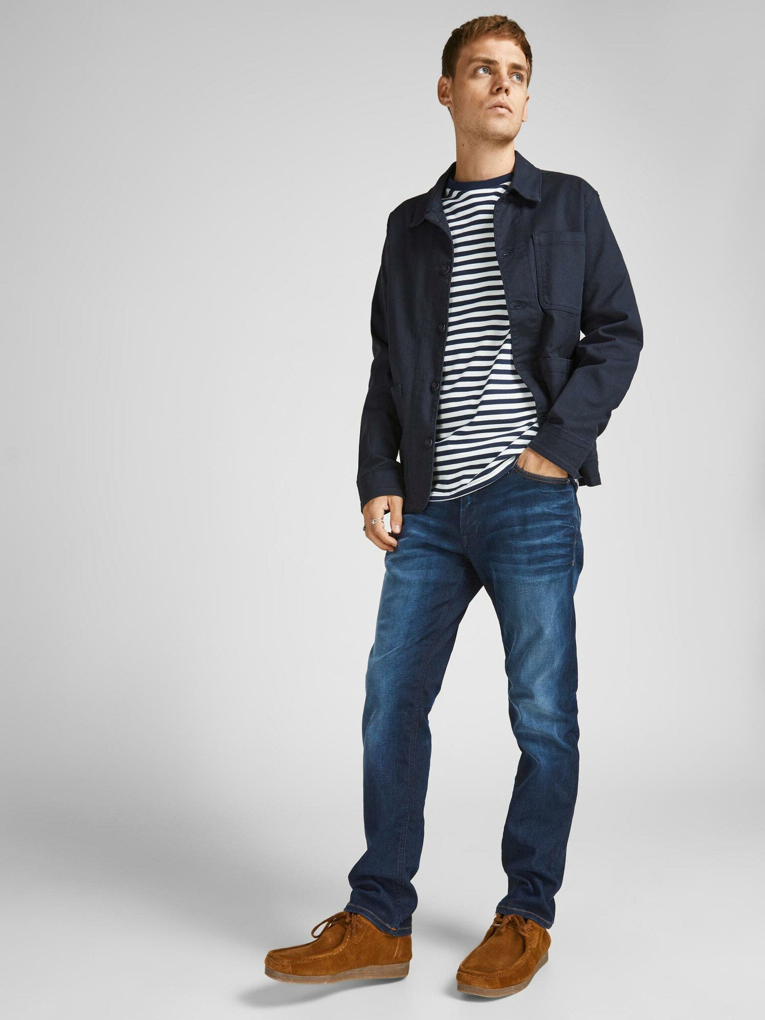 Jack & Jones Clark Jeans Sin - Pepit.bg