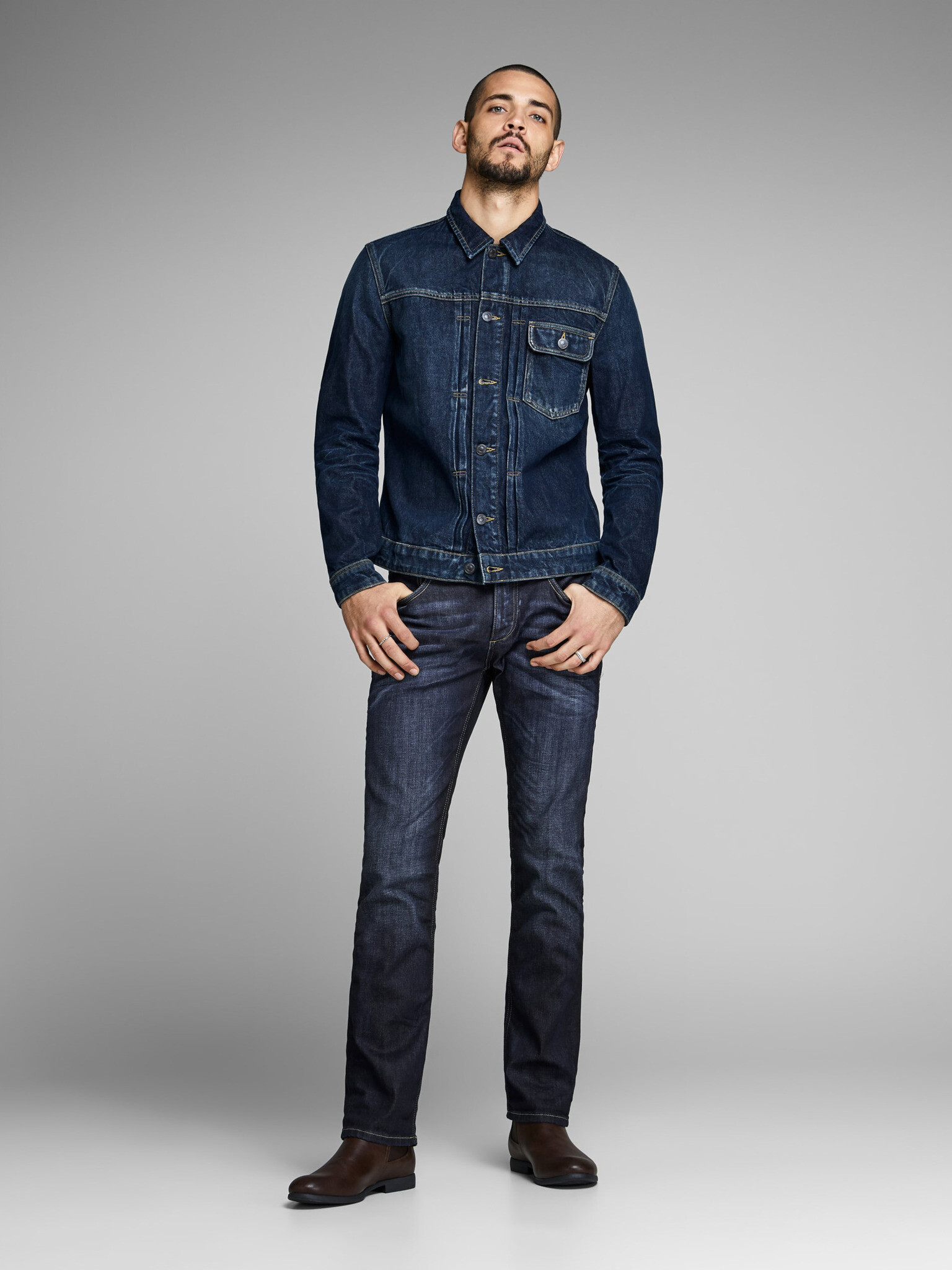 Jack & Jones Clark Original Jeans Sin - Pepit.bg