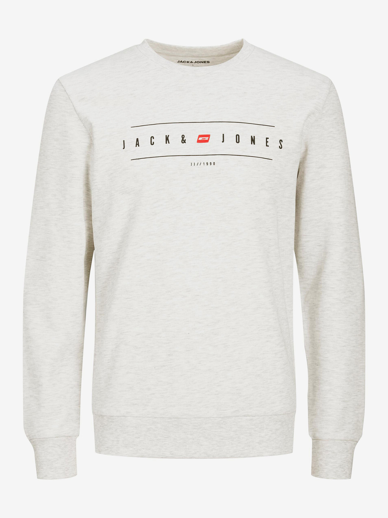 Jack & Jones Flag Sweatshirt Byal - Pepit.bg