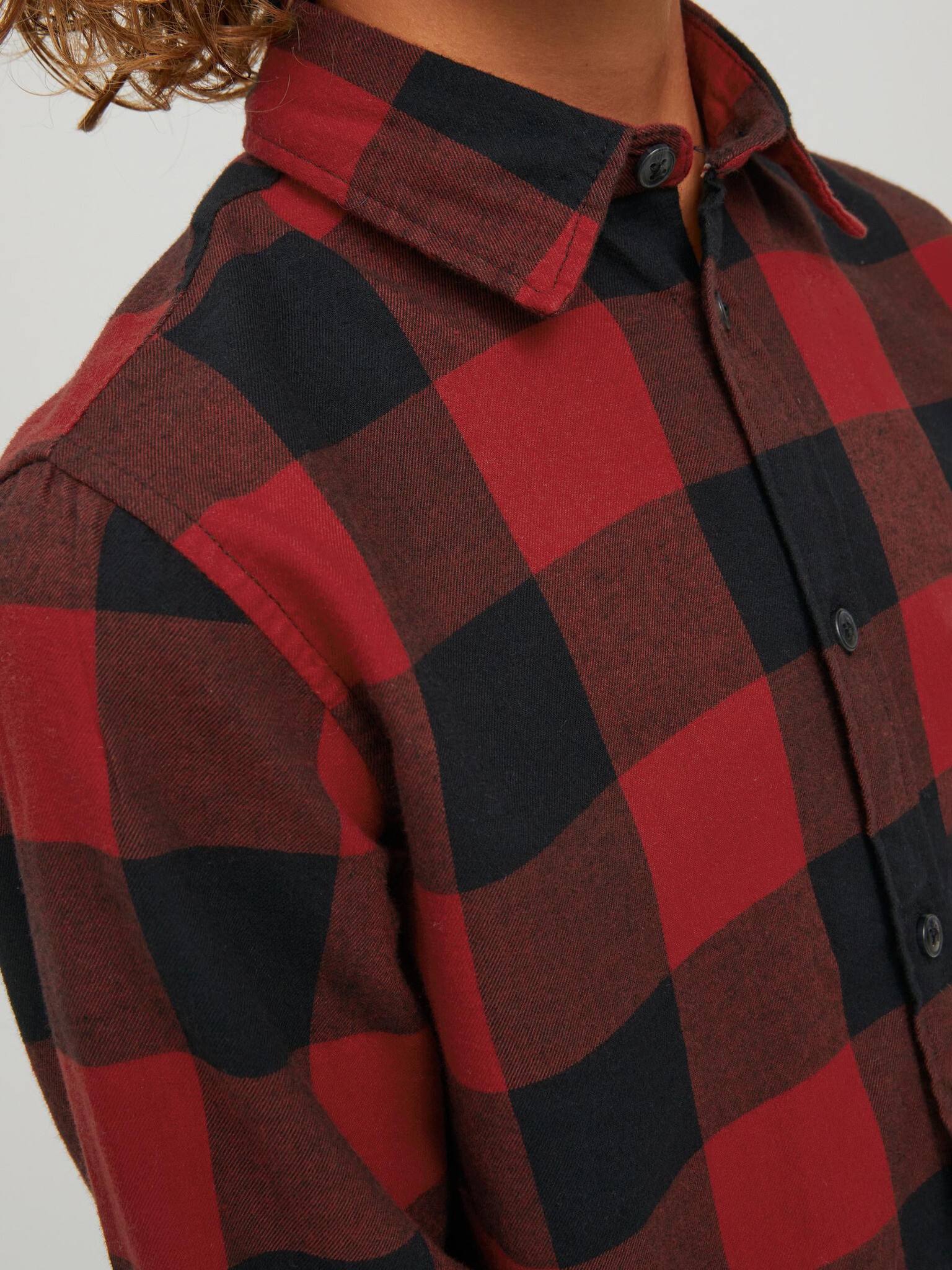 Jack & Jones Gingham Риза детска Cherven - Pepit.bg