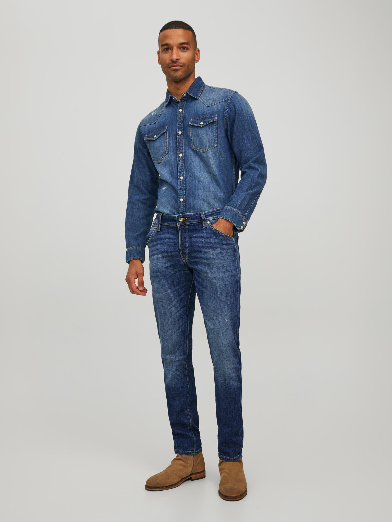 Jack & Jones Glenn Jeans Sin - Pepit.bg