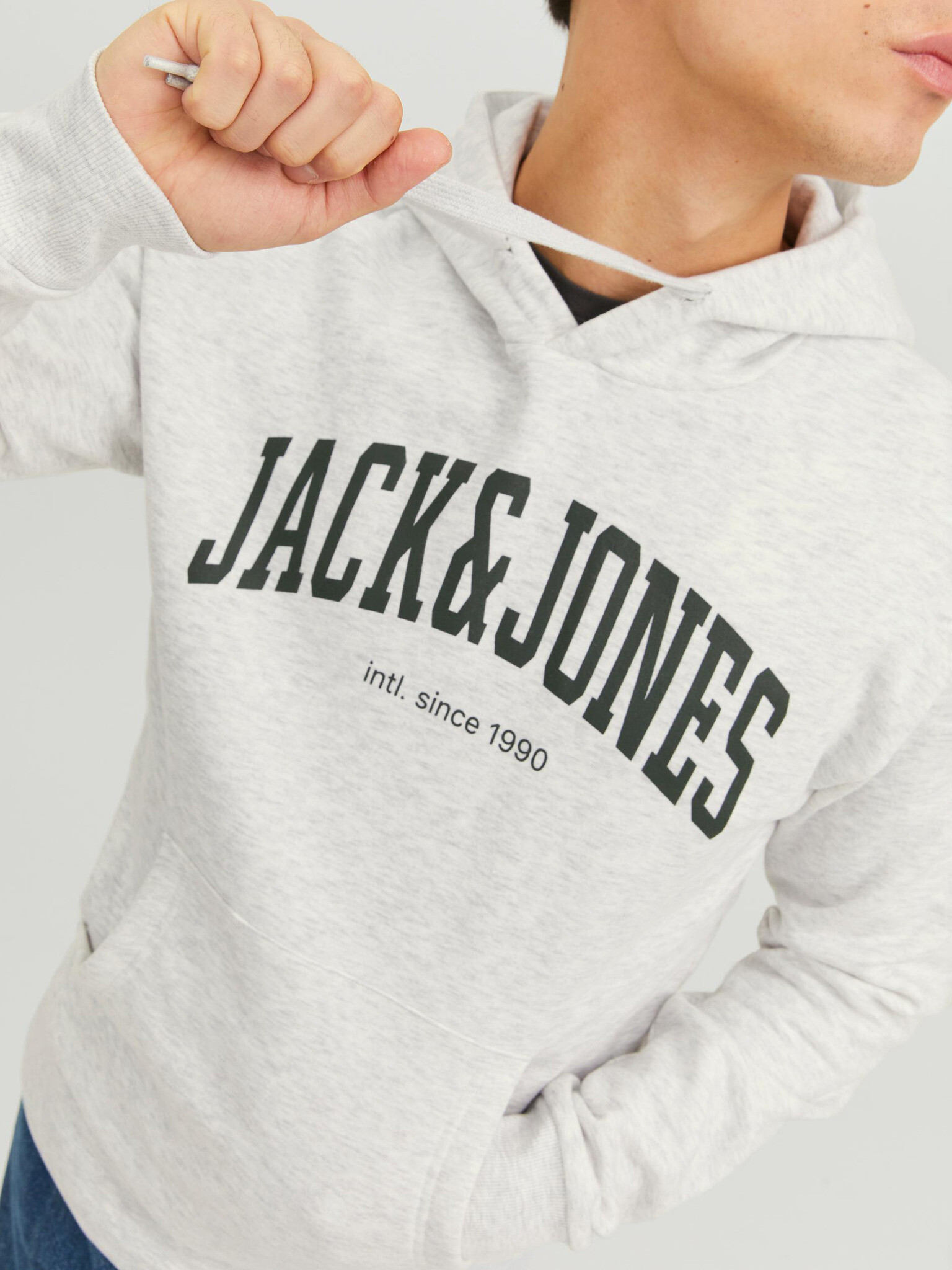 Jack & Jones Josh Sweatshirt Siv - Pepit.bg