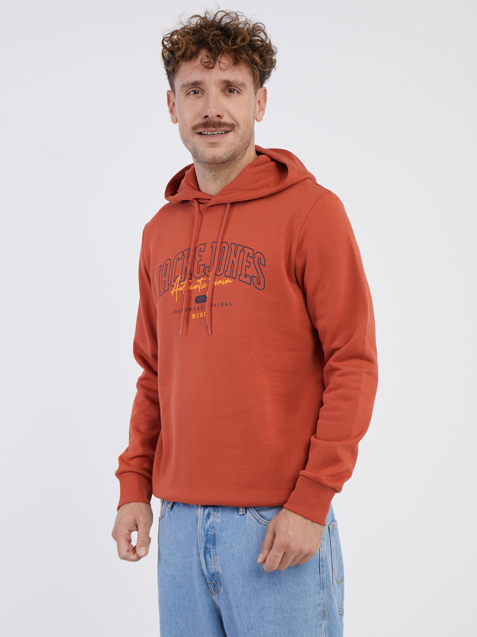 Jack & Jones Larry Sweatshirt Oranzhev - Pepit.bg