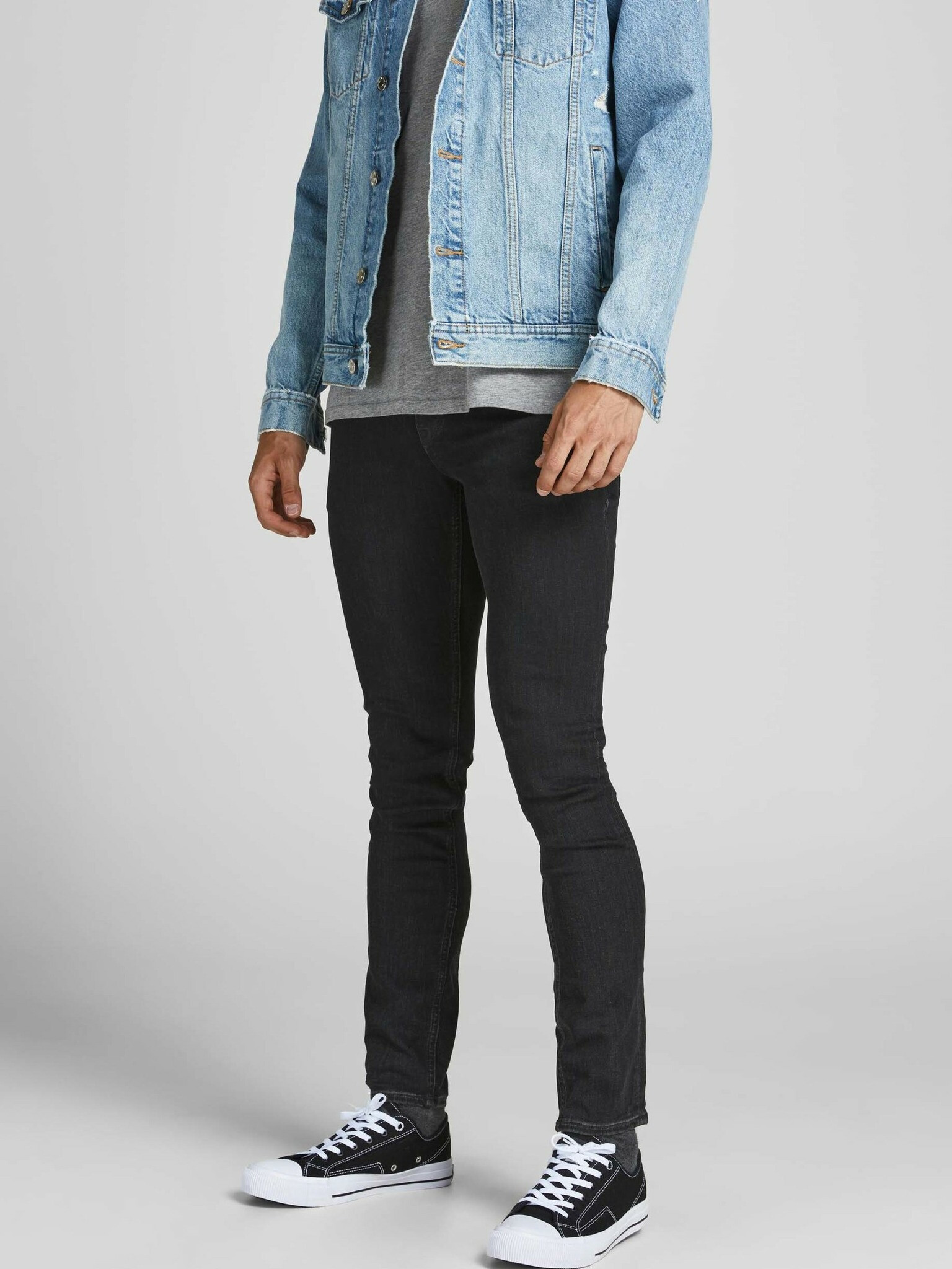 Jack & Jones Liam Jeans Cheren - Pepit.bg