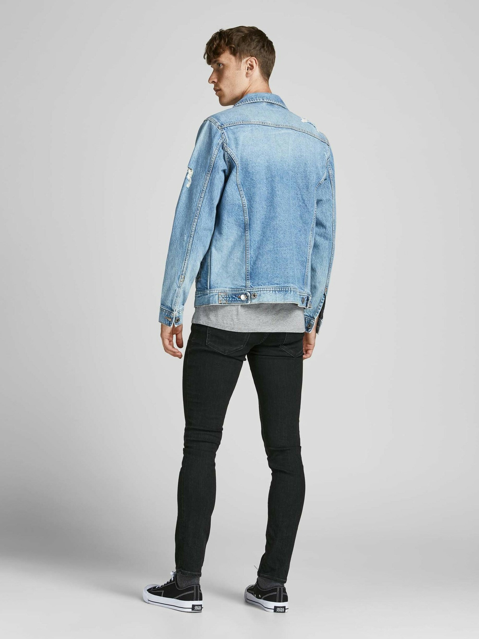 Jack & Jones Liam Jeans Cheren - Pepit.bg