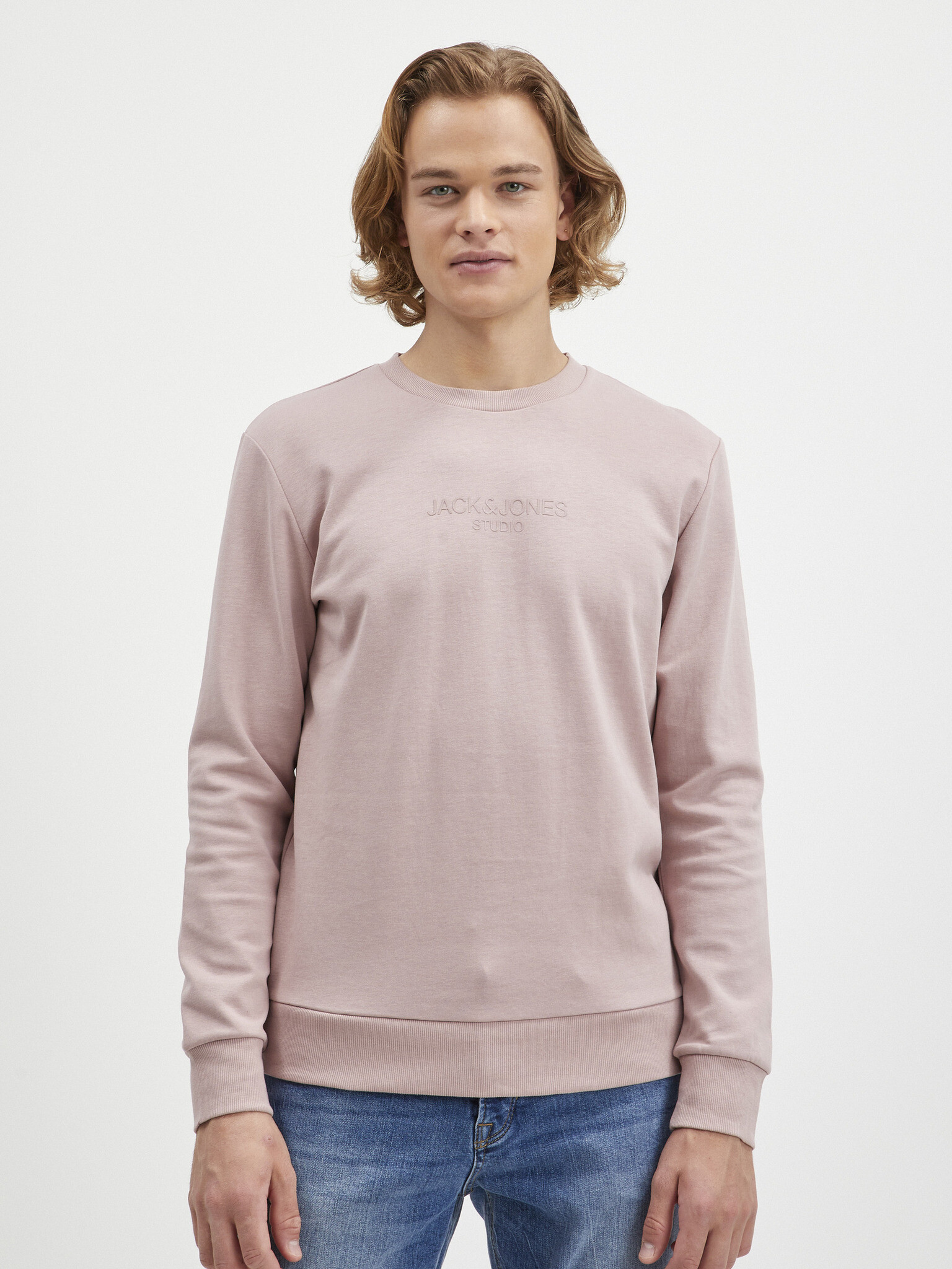 Jack & Jones Loui Sweatshirt Rozov - Pepit.bg