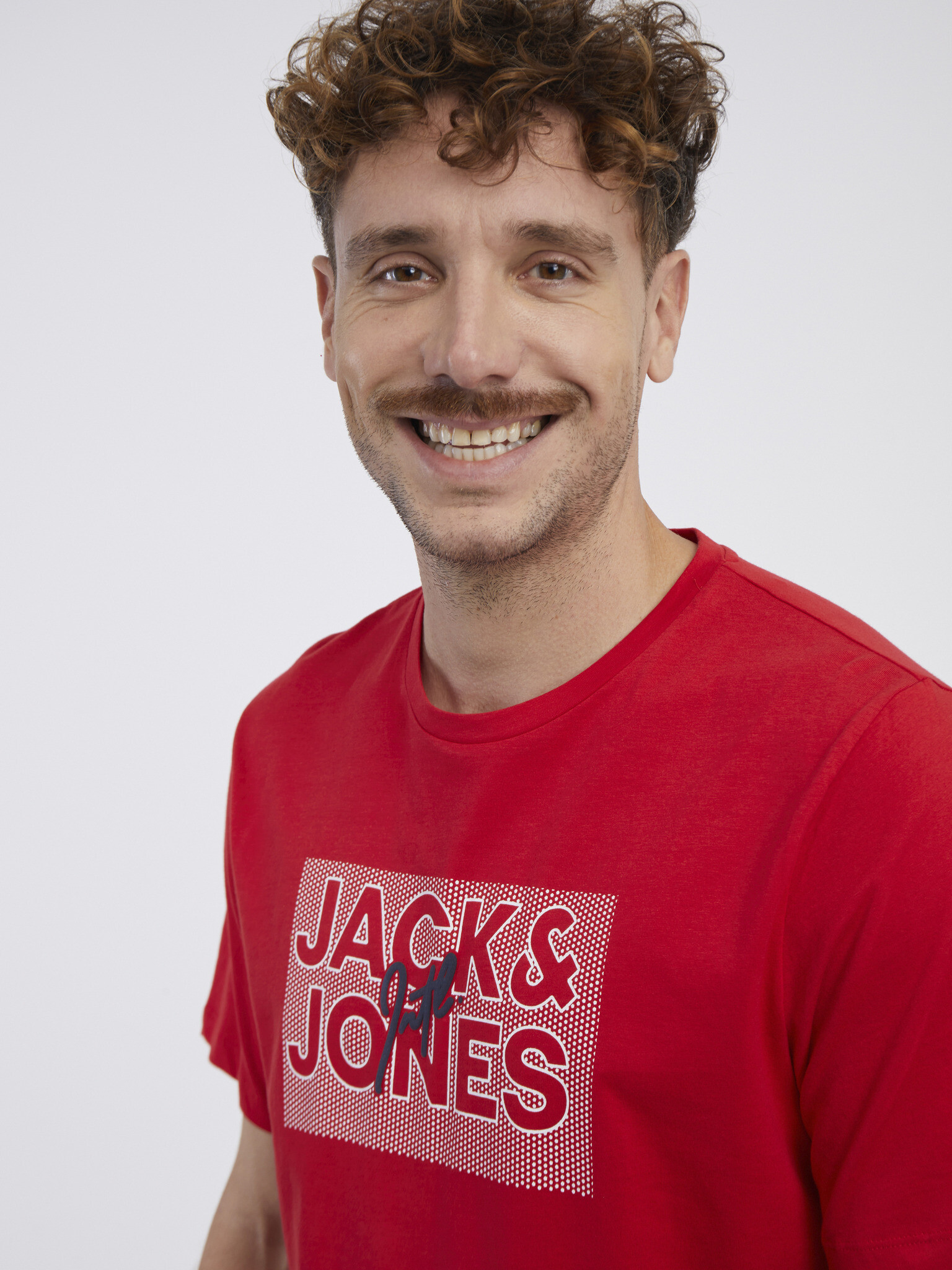 Jack & Jones Marius T-shirt Cherven - Pepit.bg