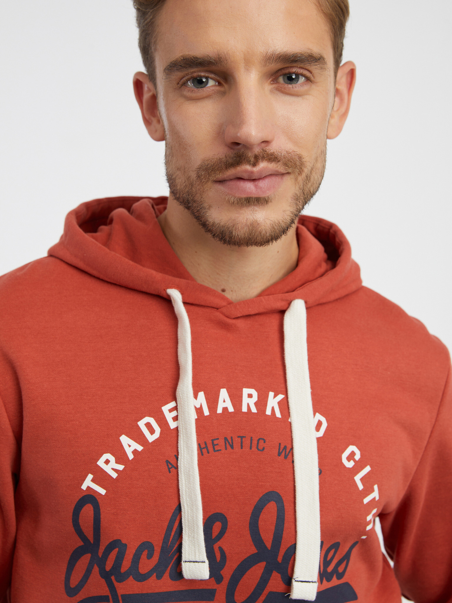 Jack & Jones Mikk Sweatshirt Oranzhev - Pepit.bg