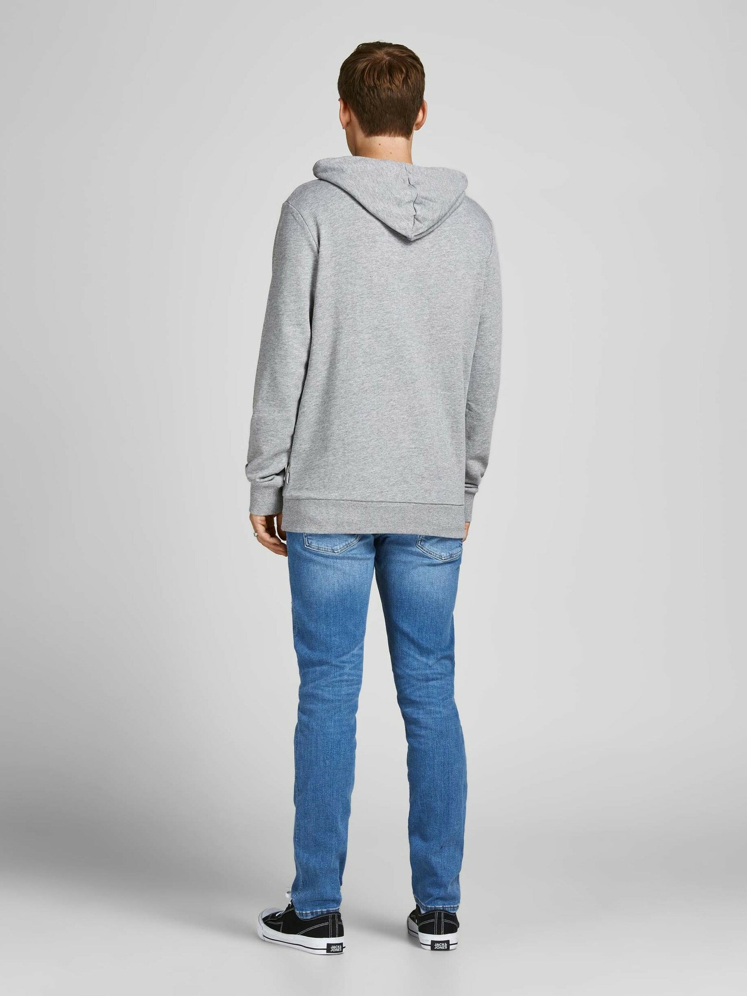 Jack & Jones Shark Sweatshirt Siv - Pepit.bg