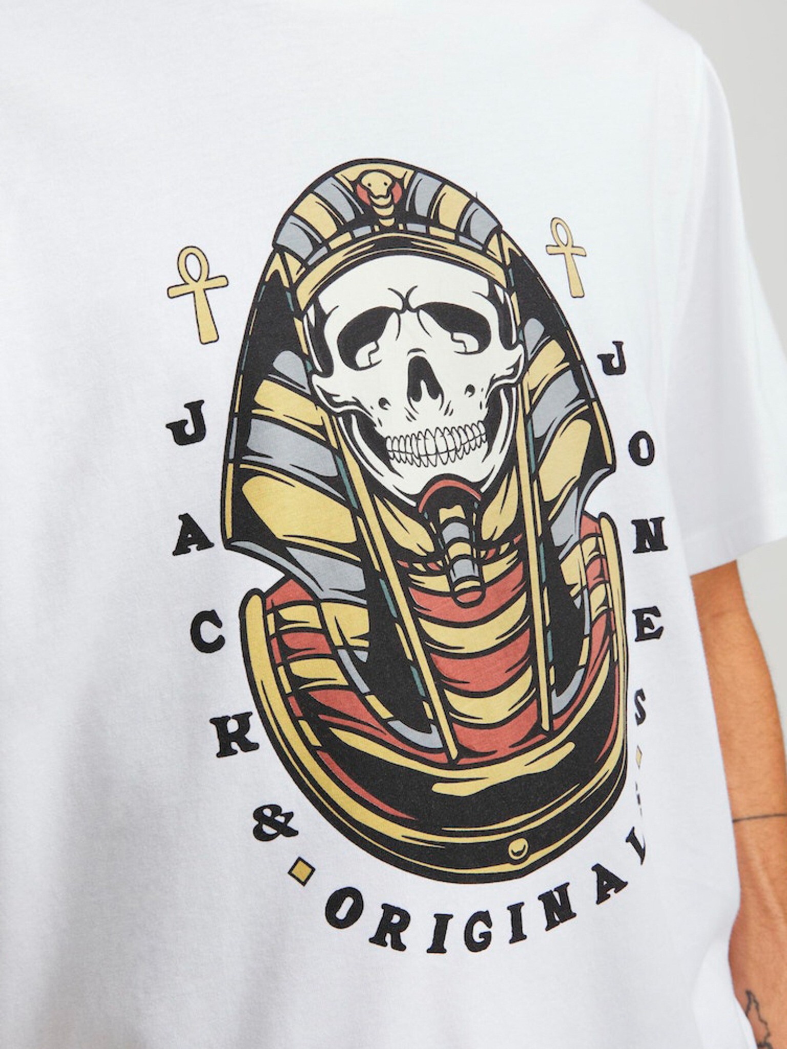 Jack & Jones T-shirt Byal - Pepit.bg