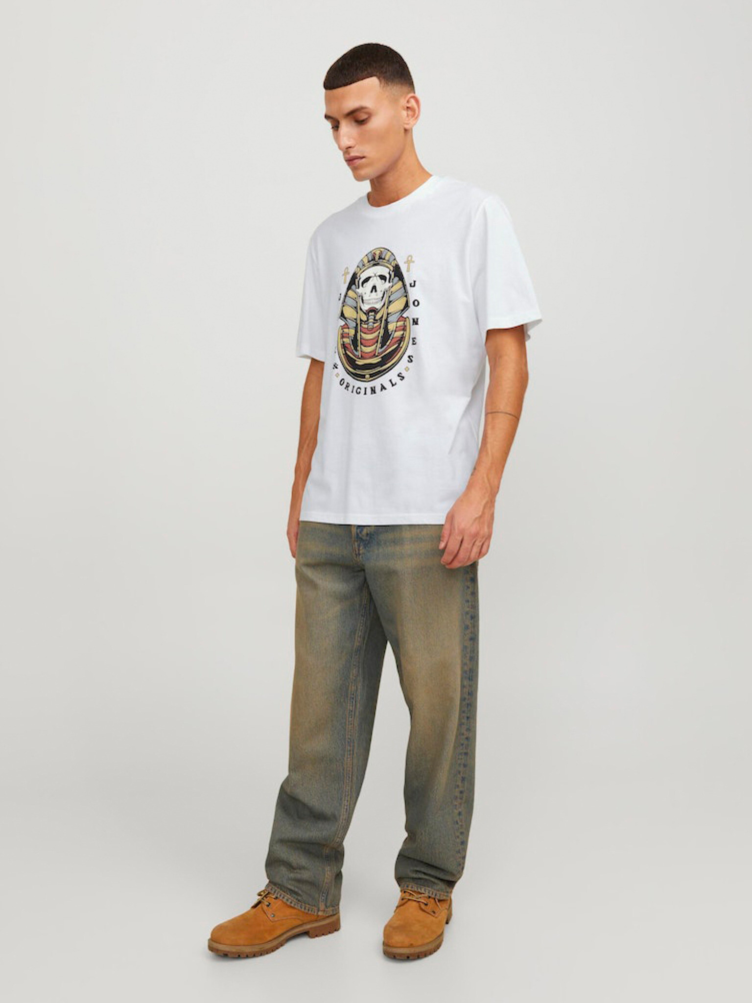 Jack & Jones T-shirt Byal - Pepit.bg