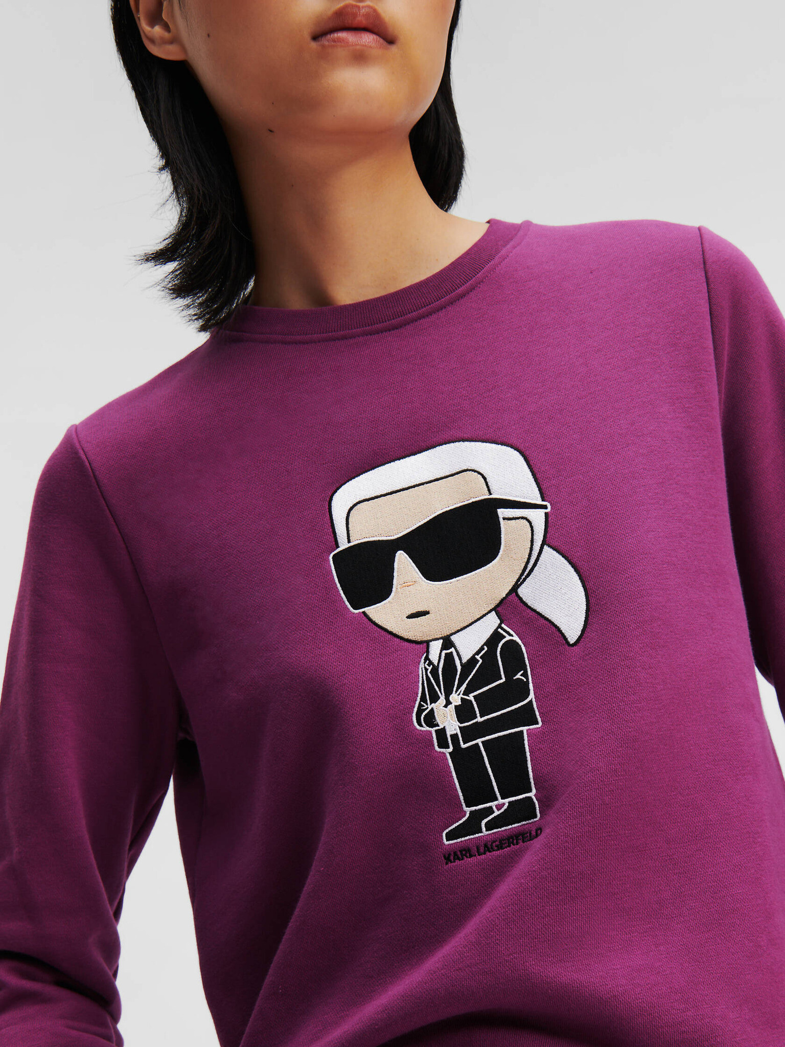 Karl Lagerfeld Sweatshirt Lilav - Pepit.bg