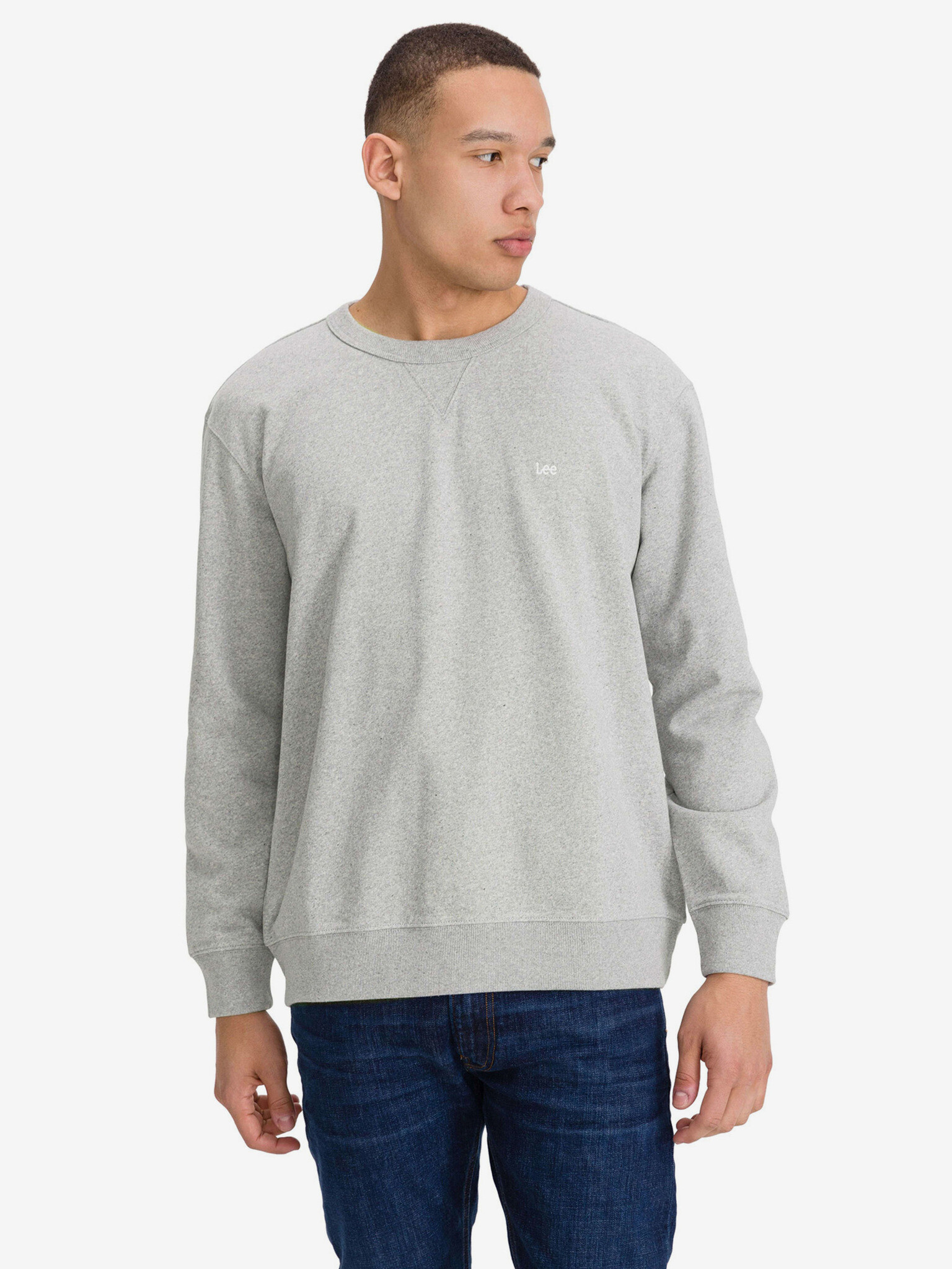 Lee Sustainable Sweatshirt Siv - Pepit.bg