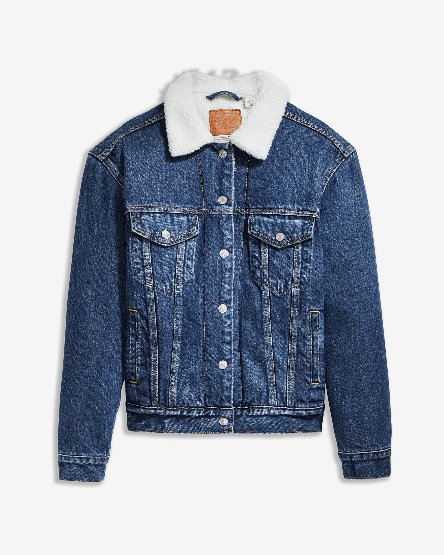 Levi's® Ex-Boyfriend Sherpa Trucker Яке Sin - Pepit.bg