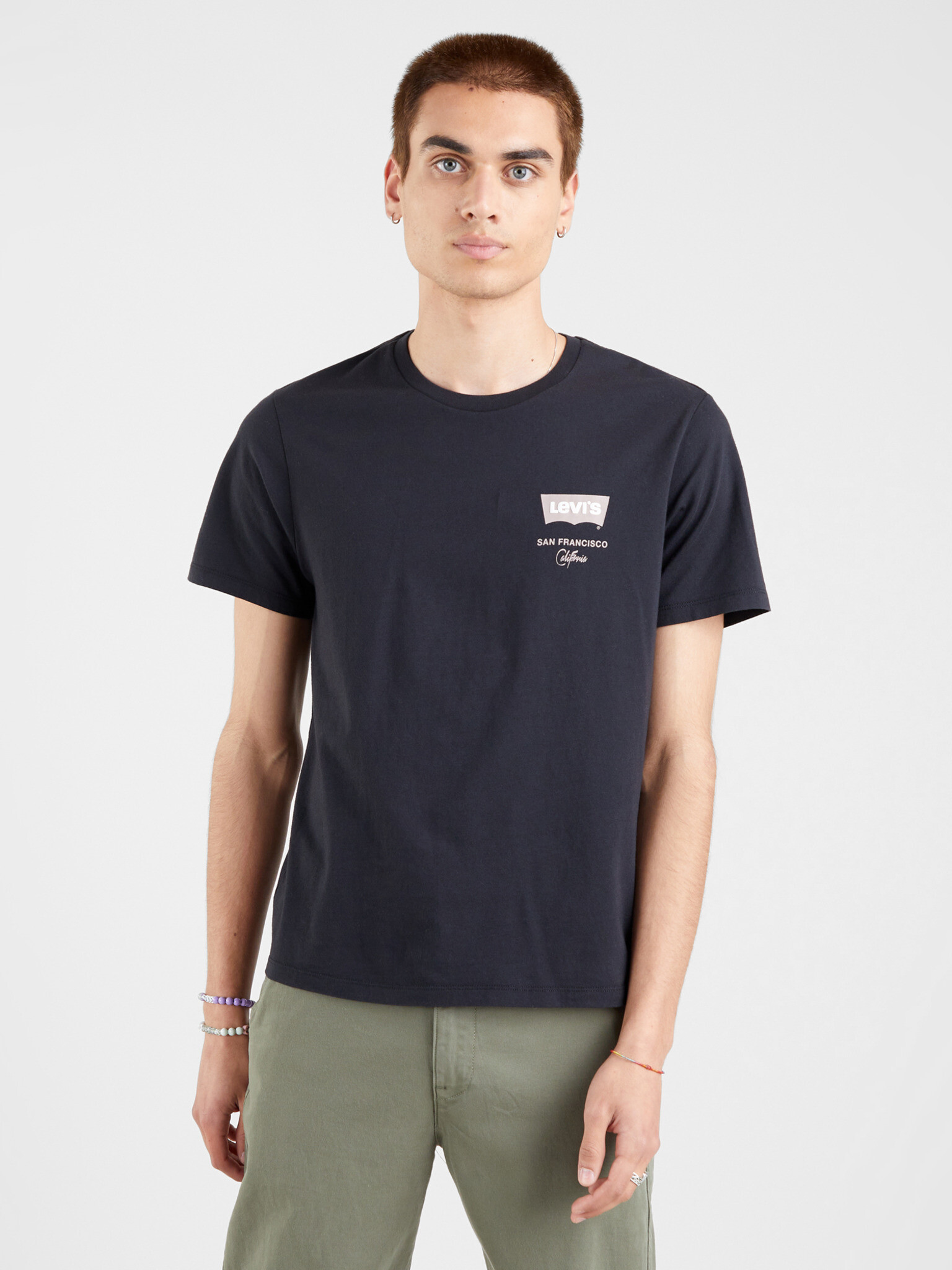 Levi's® Housemark Graphic T-shirt Cheren Sin - Pepit.bg