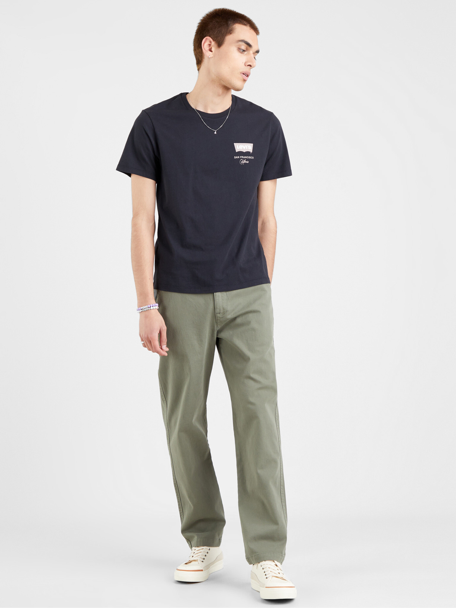 Levi's® Housemark Graphic T-shirt Cheren Sin - Pepit.bg