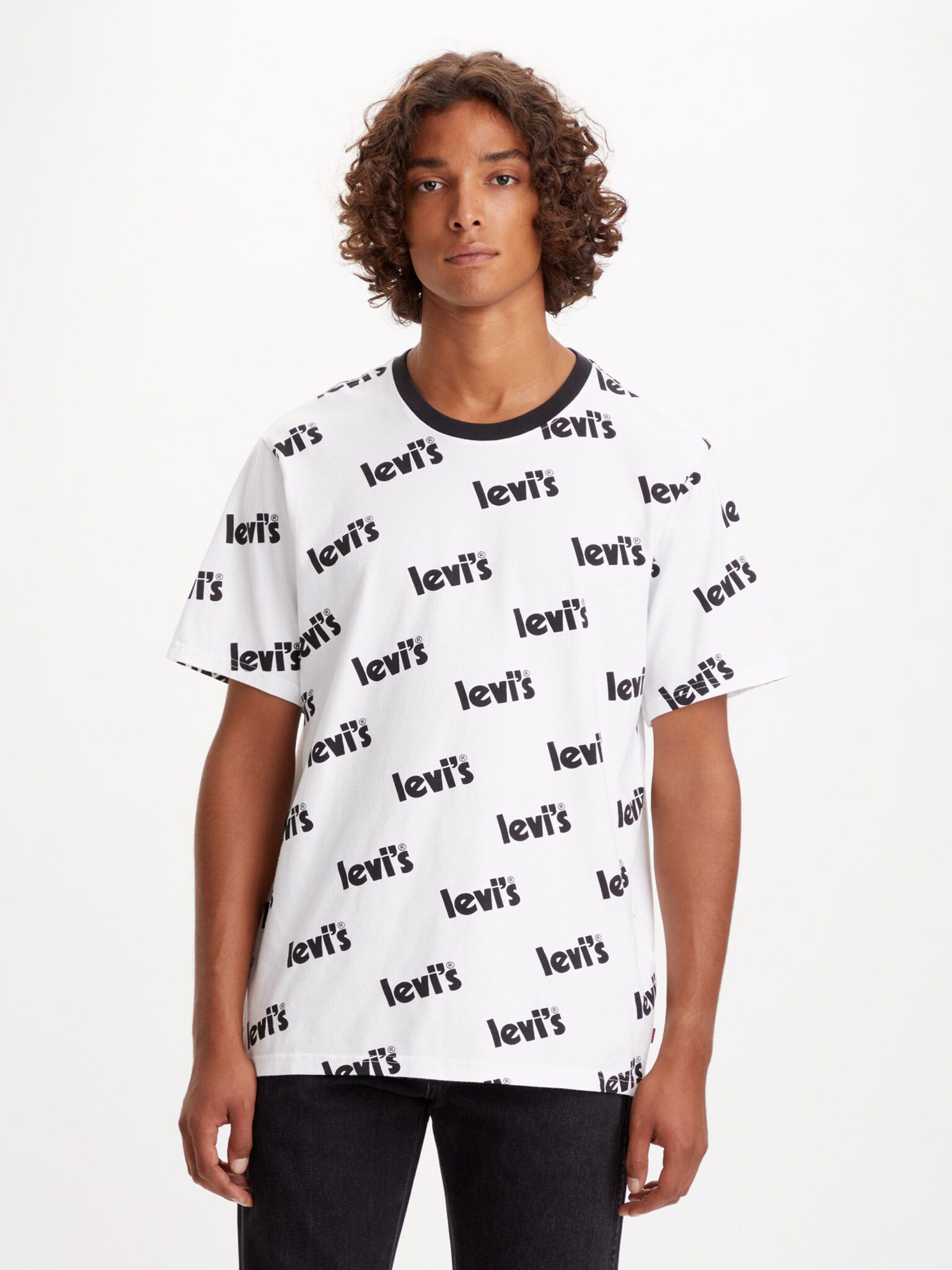 Levi's® Poster T-shirt Byal - Pepit.bg