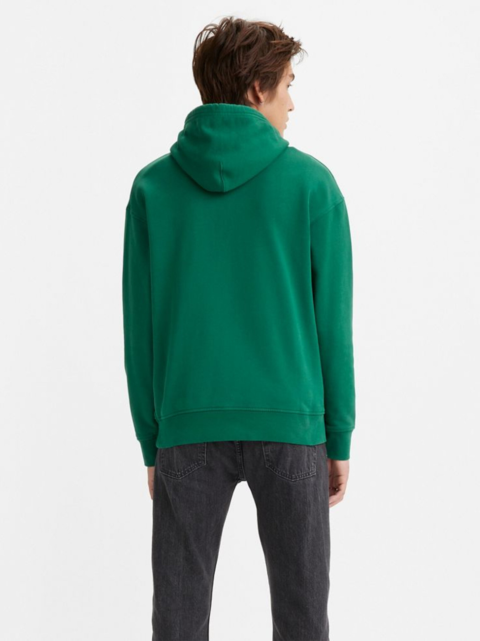 Levi's® Relaxed Graphic Po Olde Englis Sweatshirt Zelen - Pepit.bg