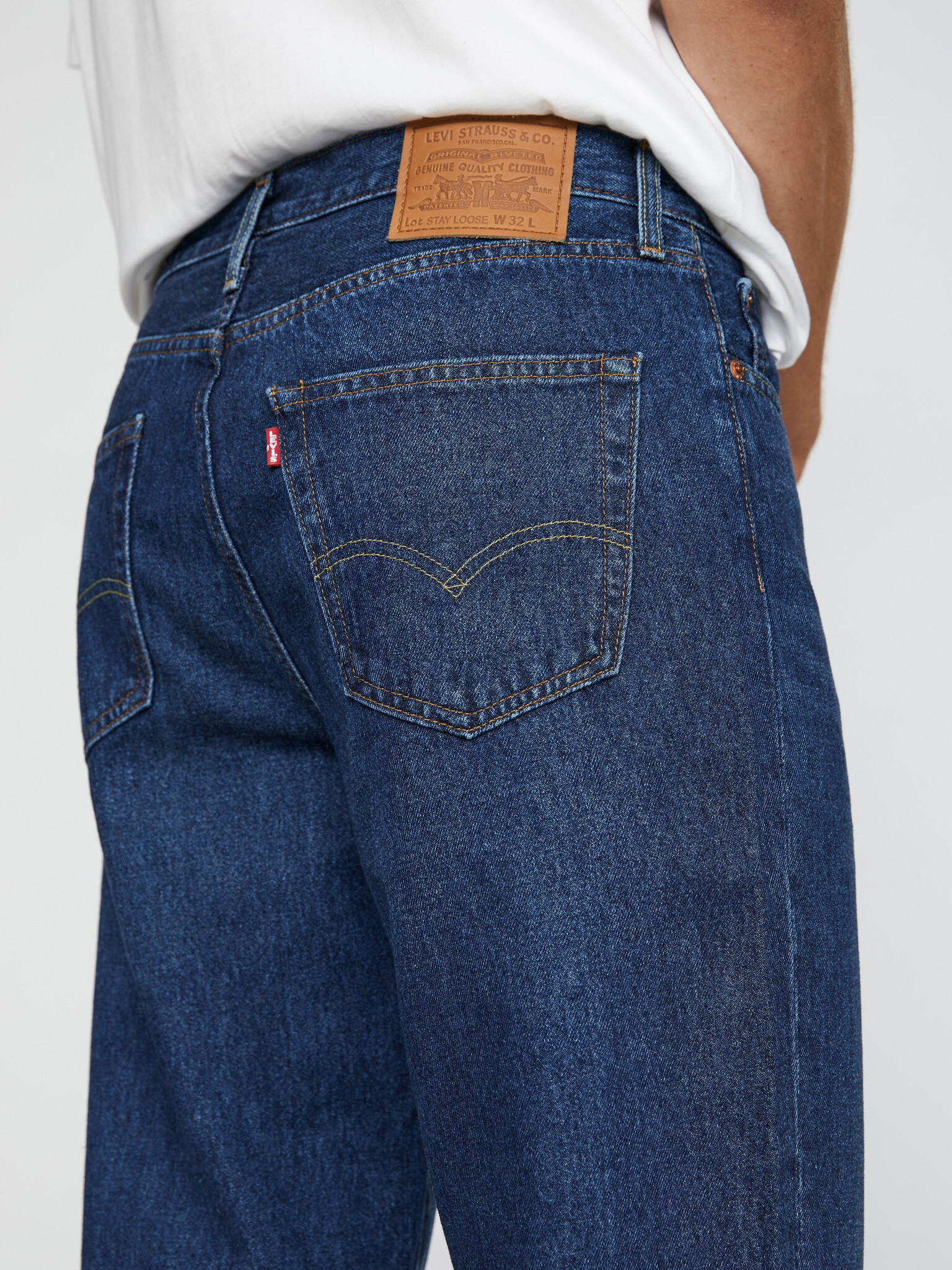 Levi's® Stay Loose Tapered Crop Дънки Sin - Pepit.bg