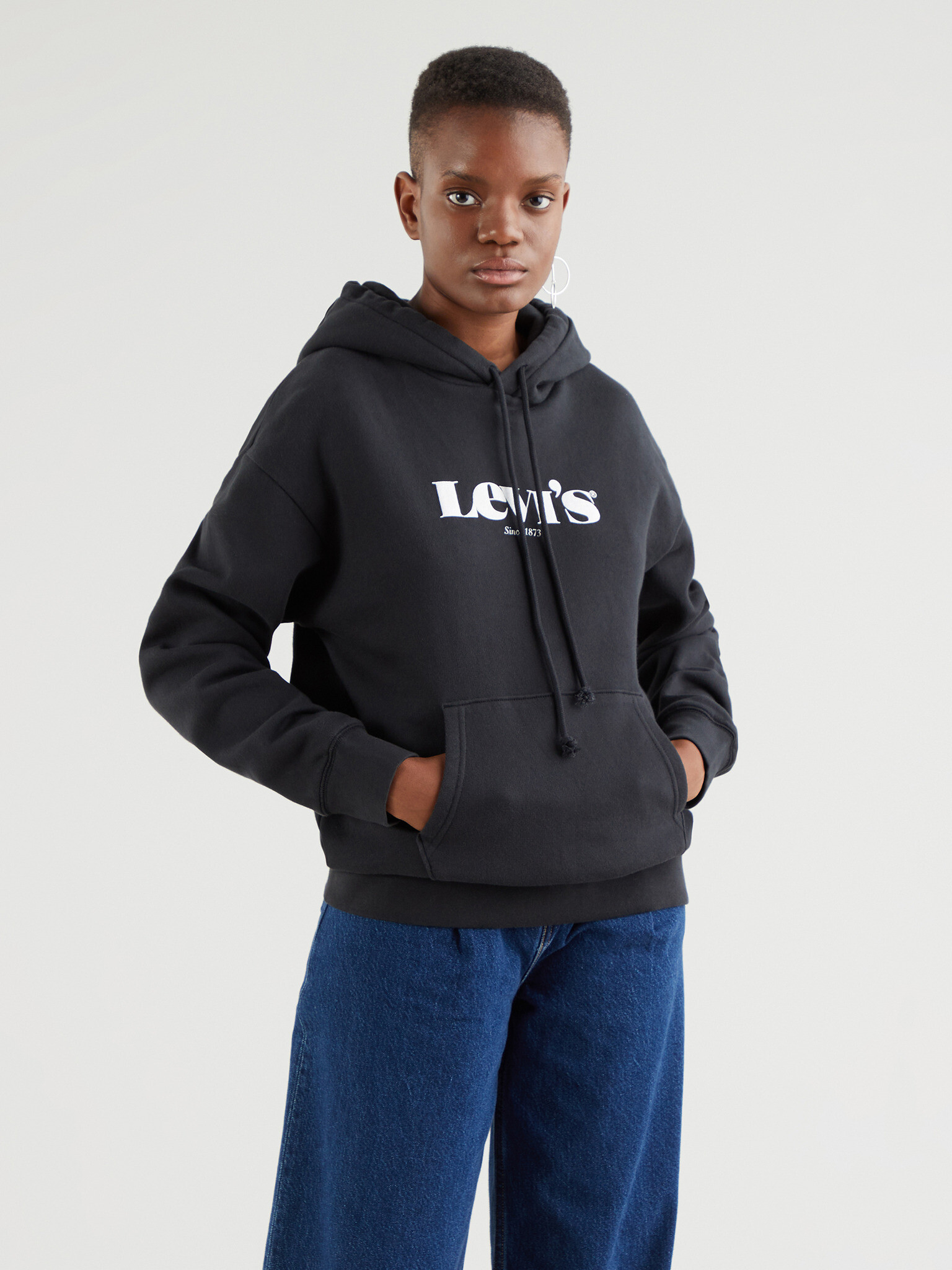 Levi's® Sweatshirt Cheren - Pepit.bg