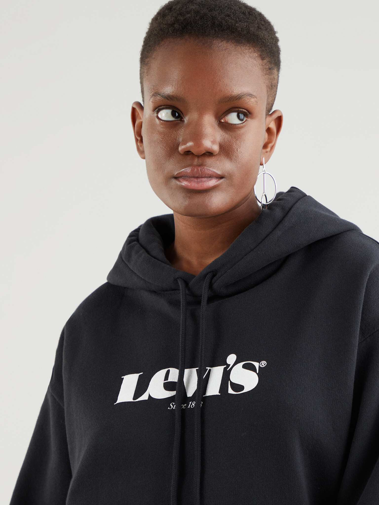 Levi's® Sweatshirt Cheren - Pepit.bg