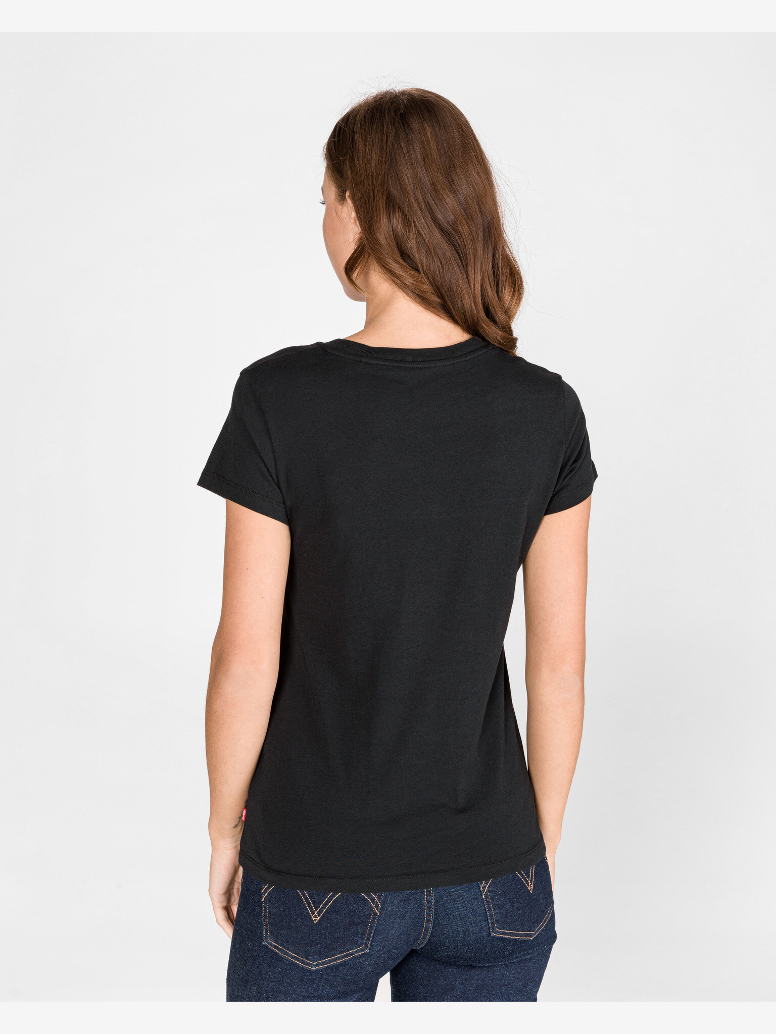 Levi's® The Perfect Graphic T-shirt Cheren - Pepit.bg