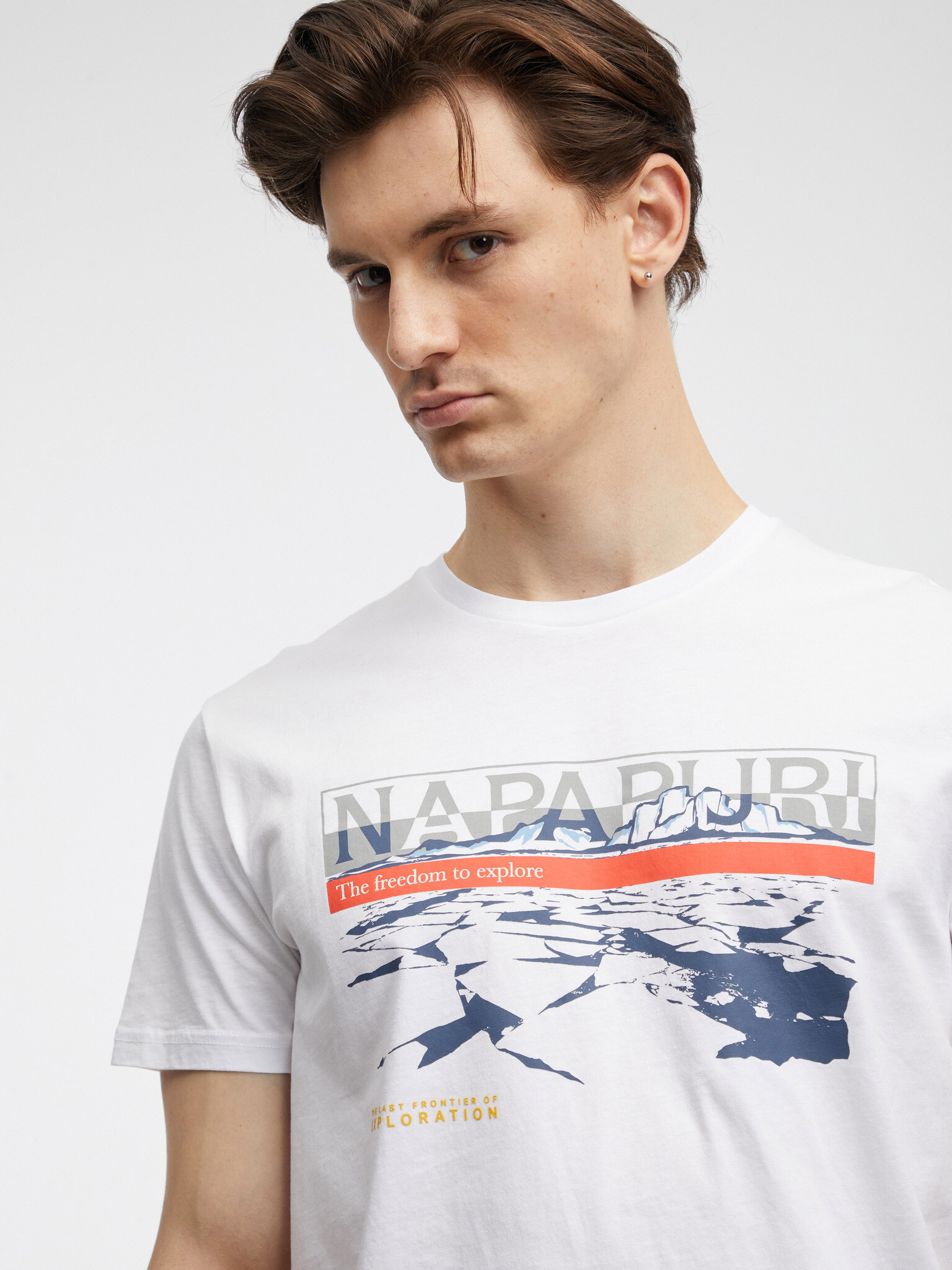 Napapijri Forsteri T-shirt Byal - Pepit.bg