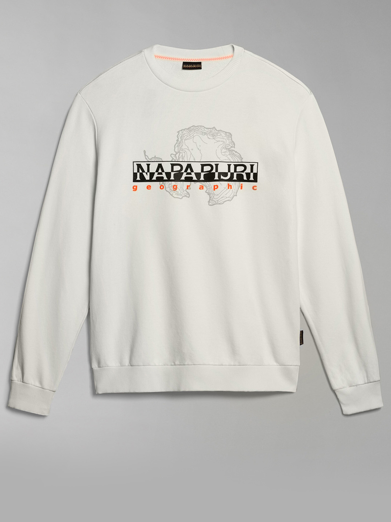 Napapijri Iceberg Sweatshirt Byal - Pepit.bg